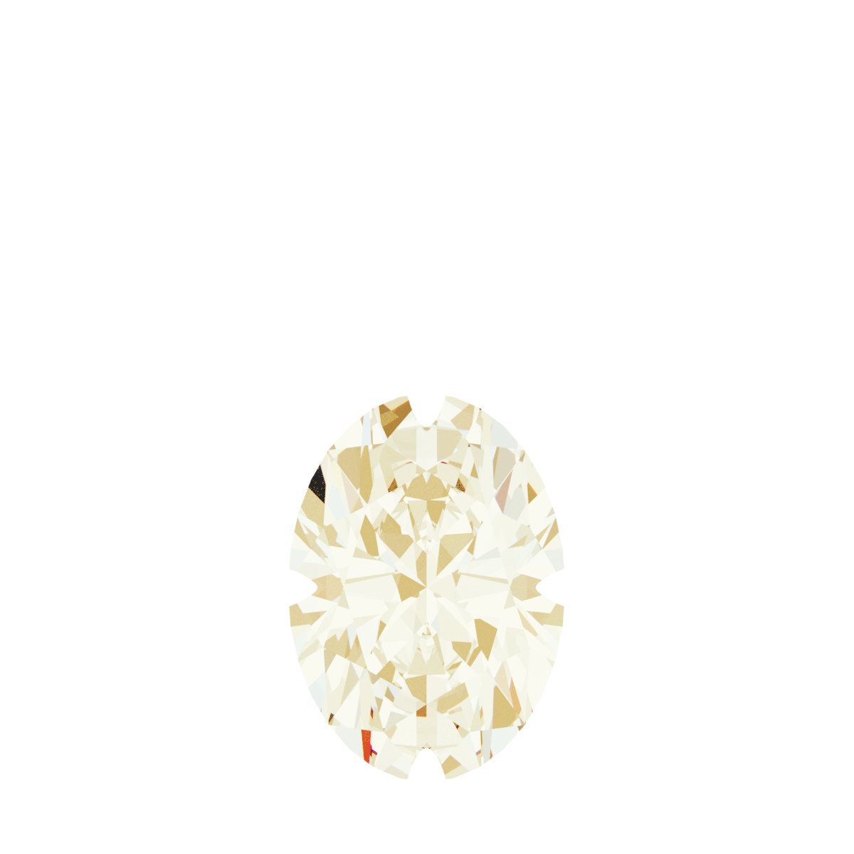 Oval Claw-Prong Bezel-Style Charm/Pendant