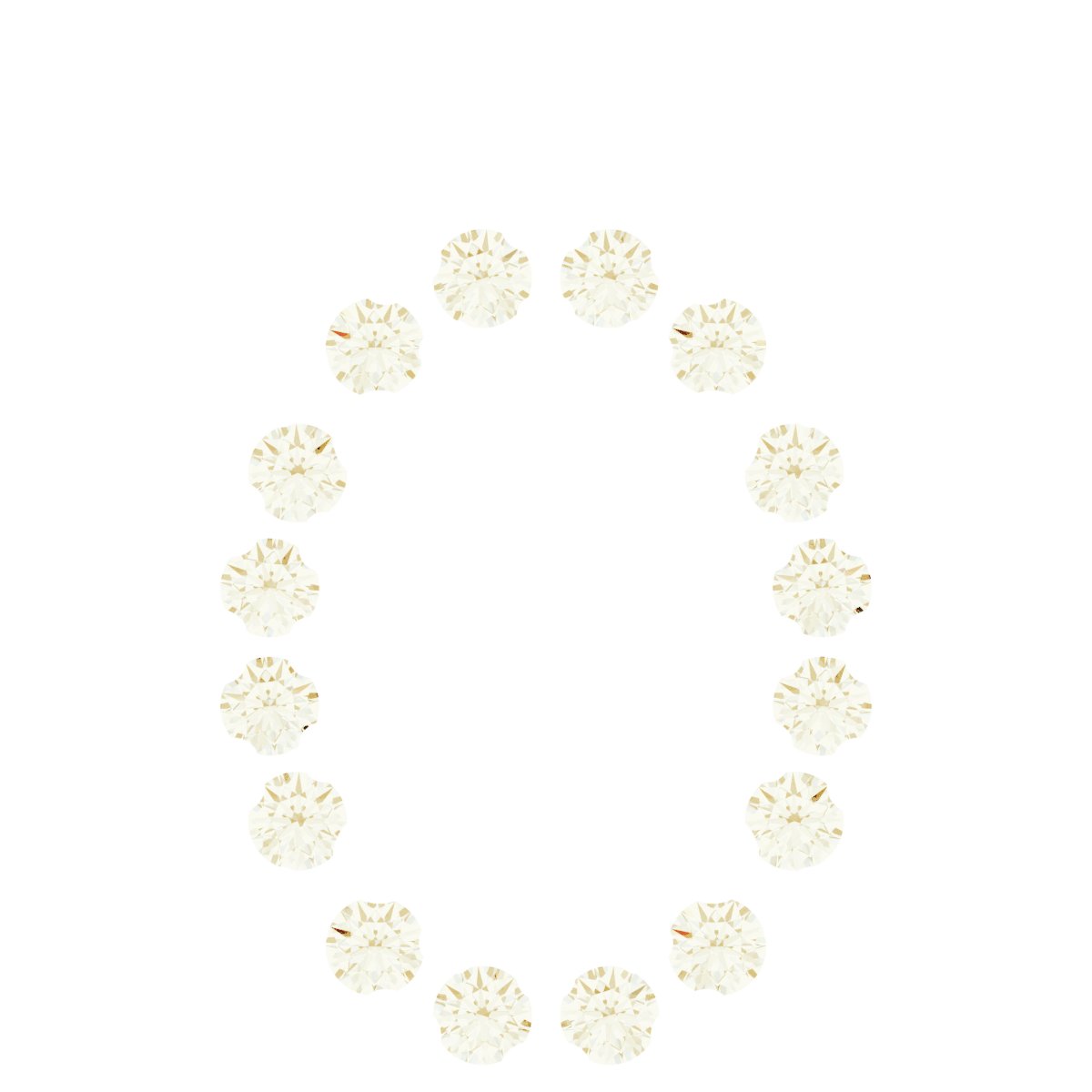 Oval 4-Prong Halo-Style Dangle