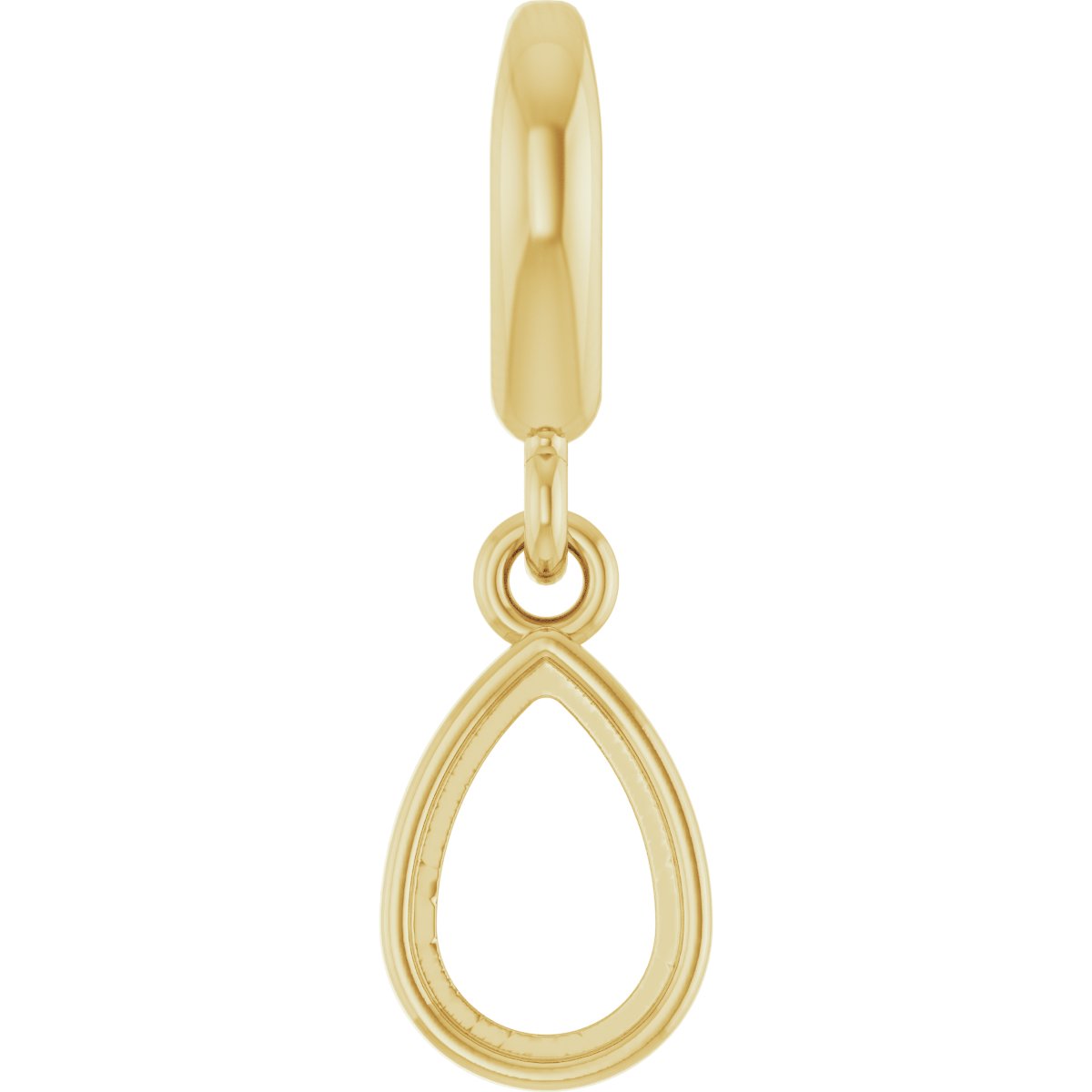 Bezel-Set Cabochon Charm/Pendant