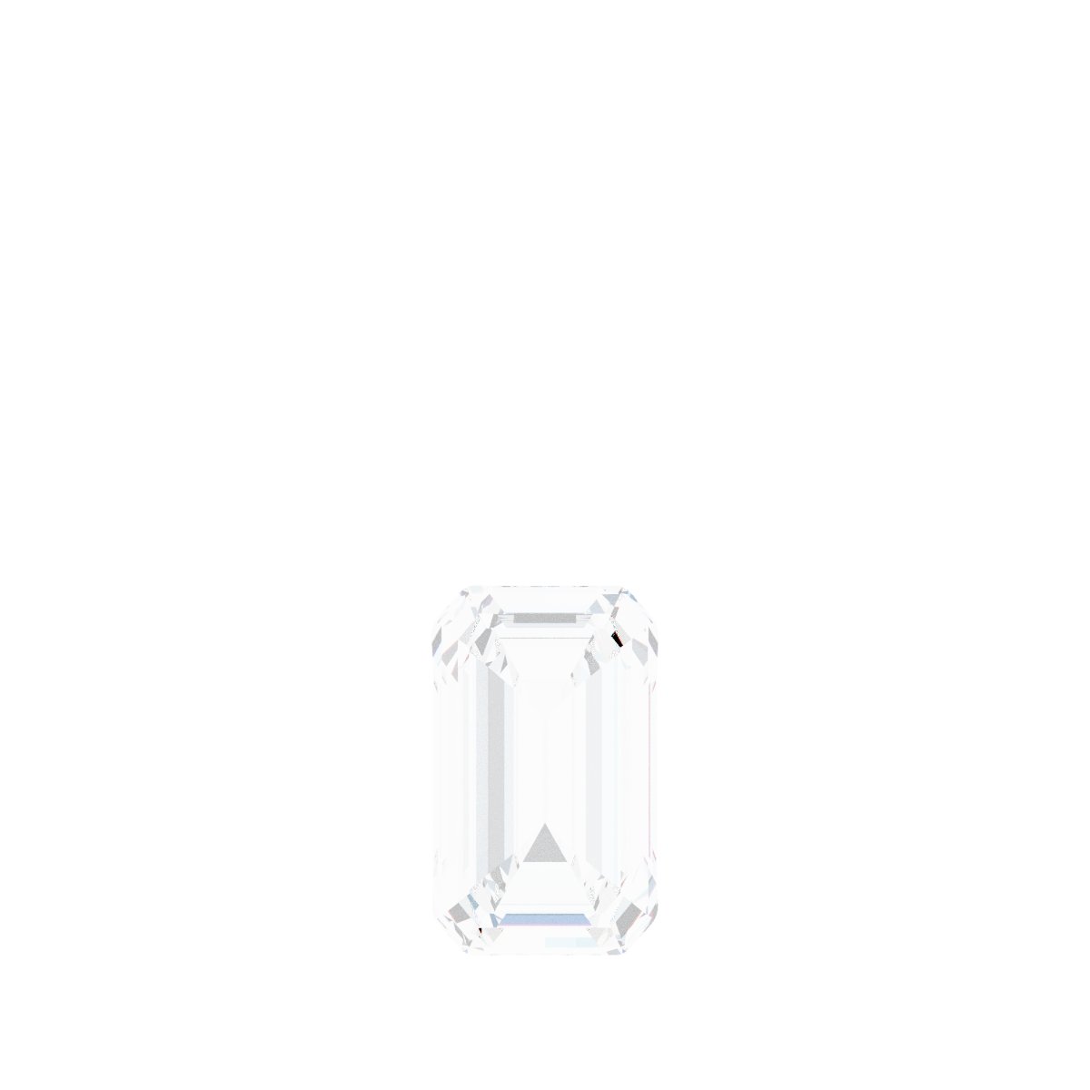 Back-Set Solitaire Charm/Pendant