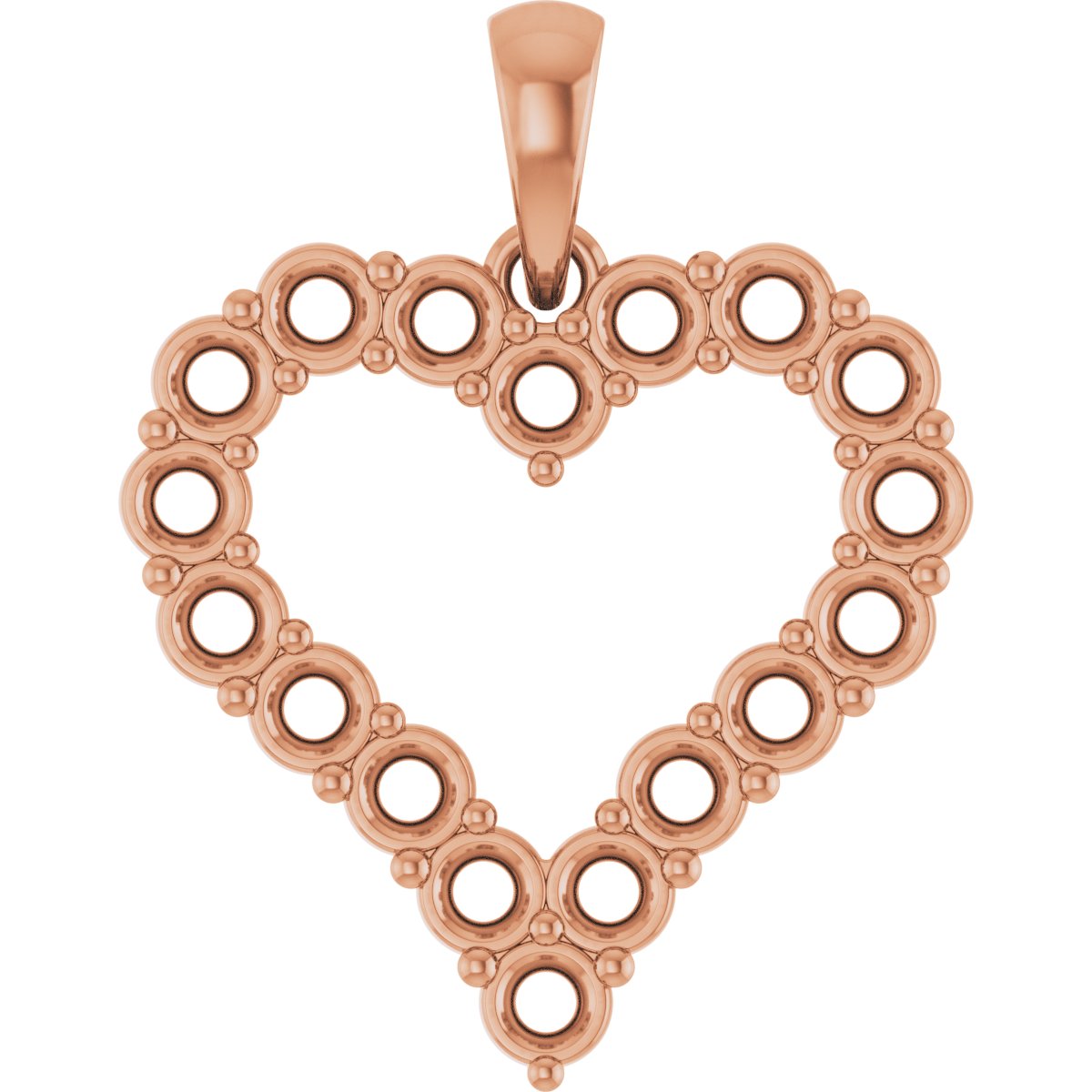 Accented Heart Pendant