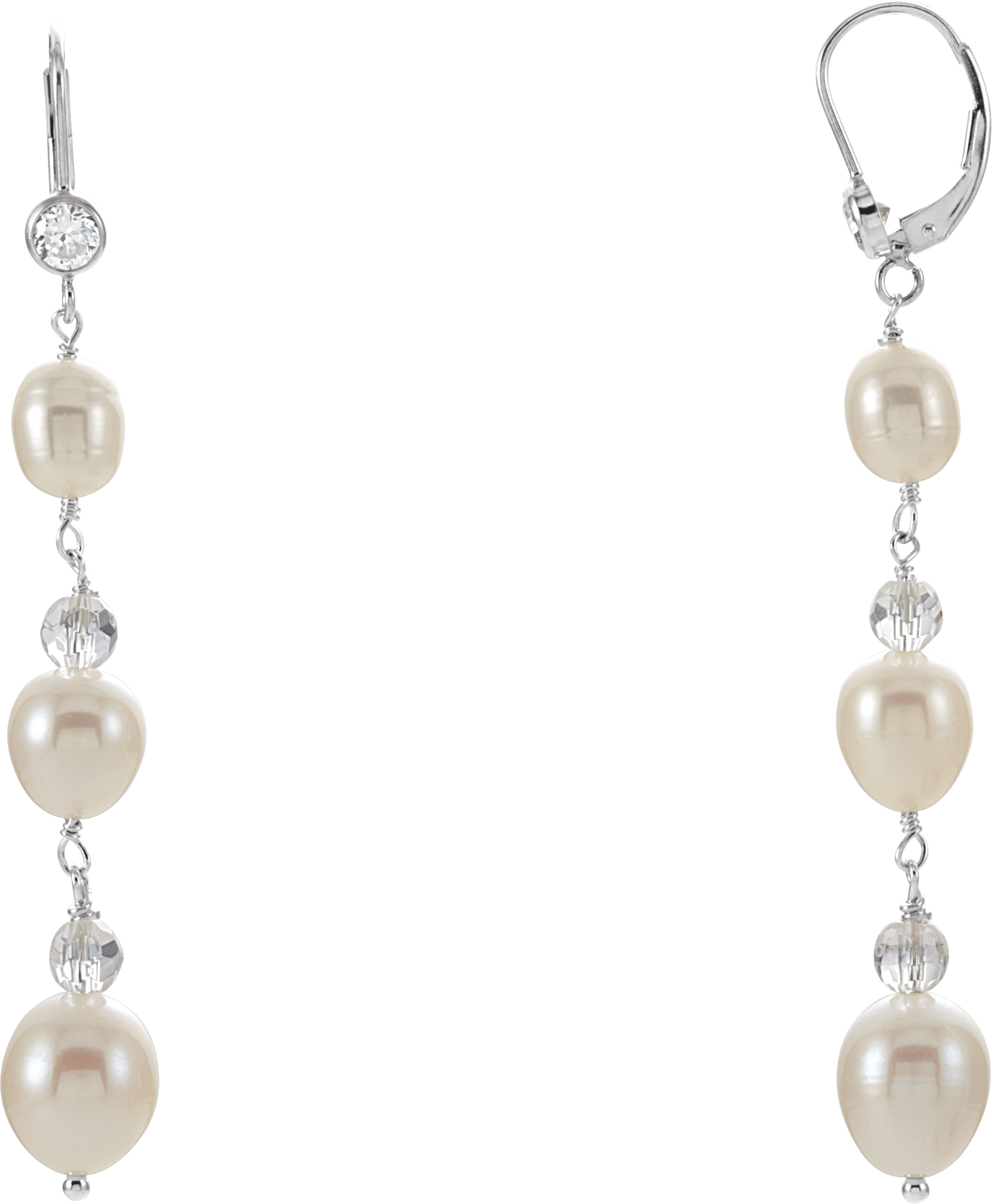 pearl earrings