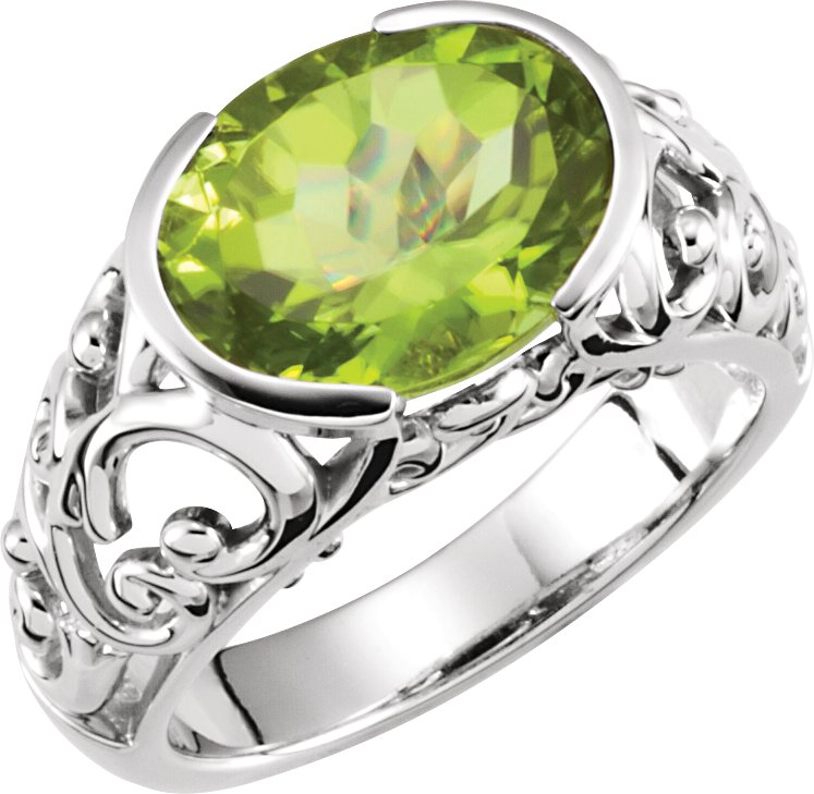 Peridot Openwork Ring Ref 2987173