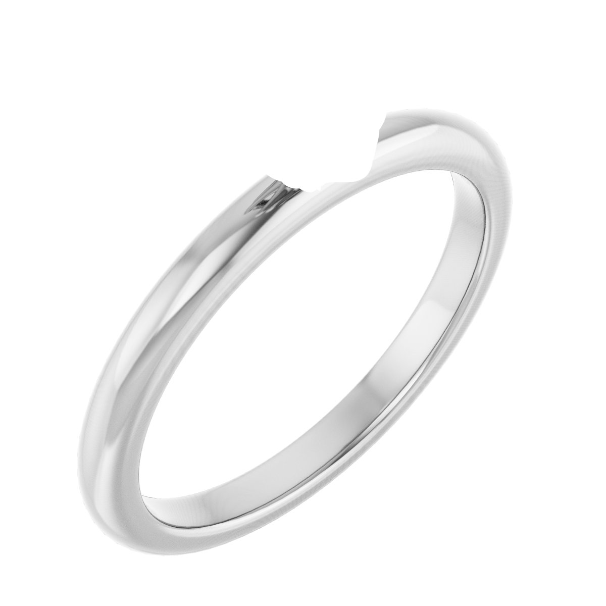 Double Claw-Prong Engagement Ring