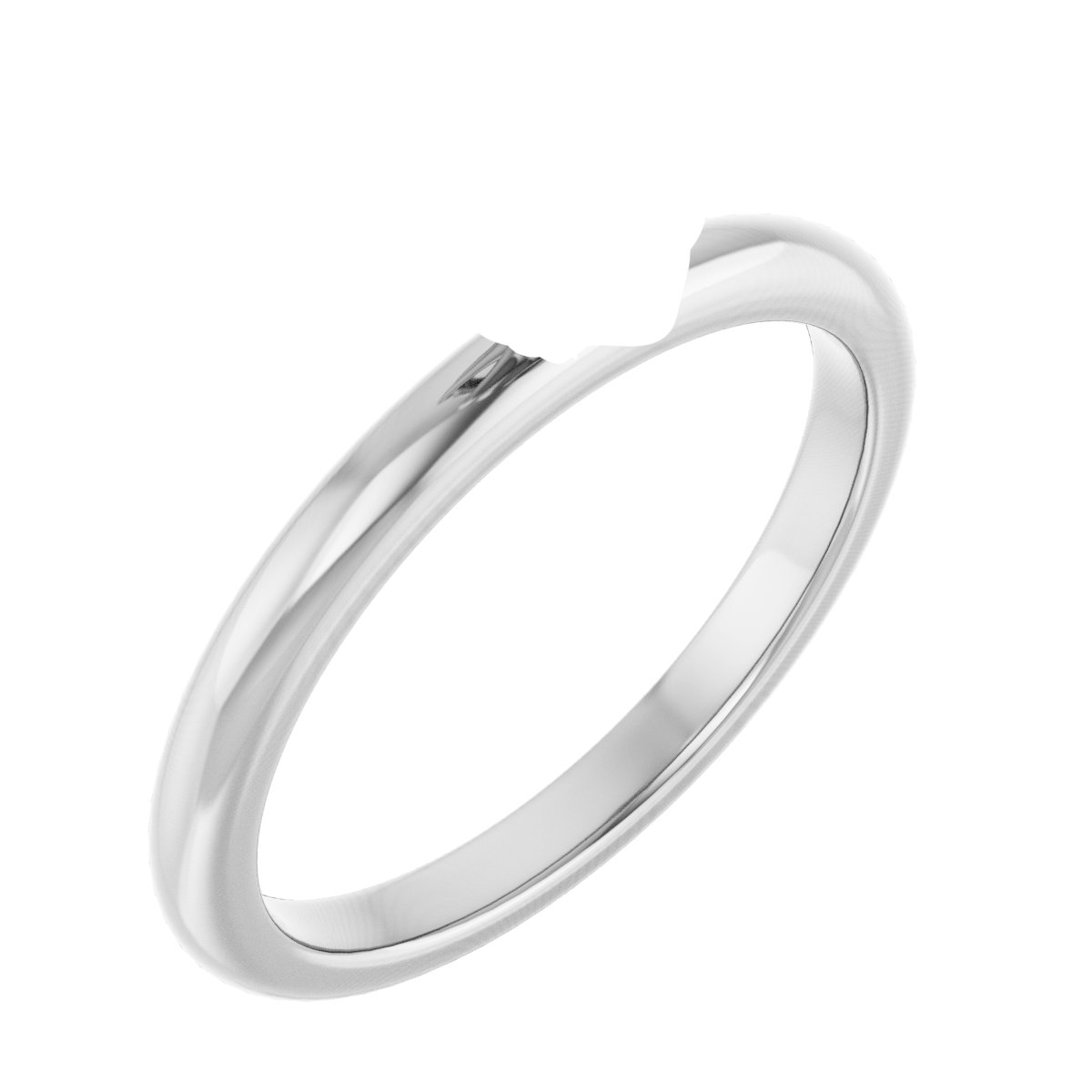 Double Claw-Prong Engagement Ring