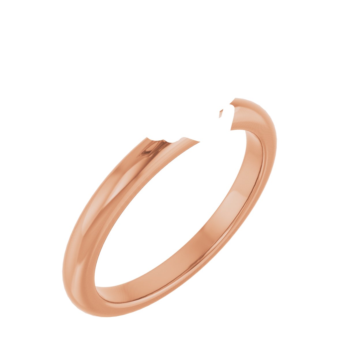 Double Claw-Prong Engagement Ring