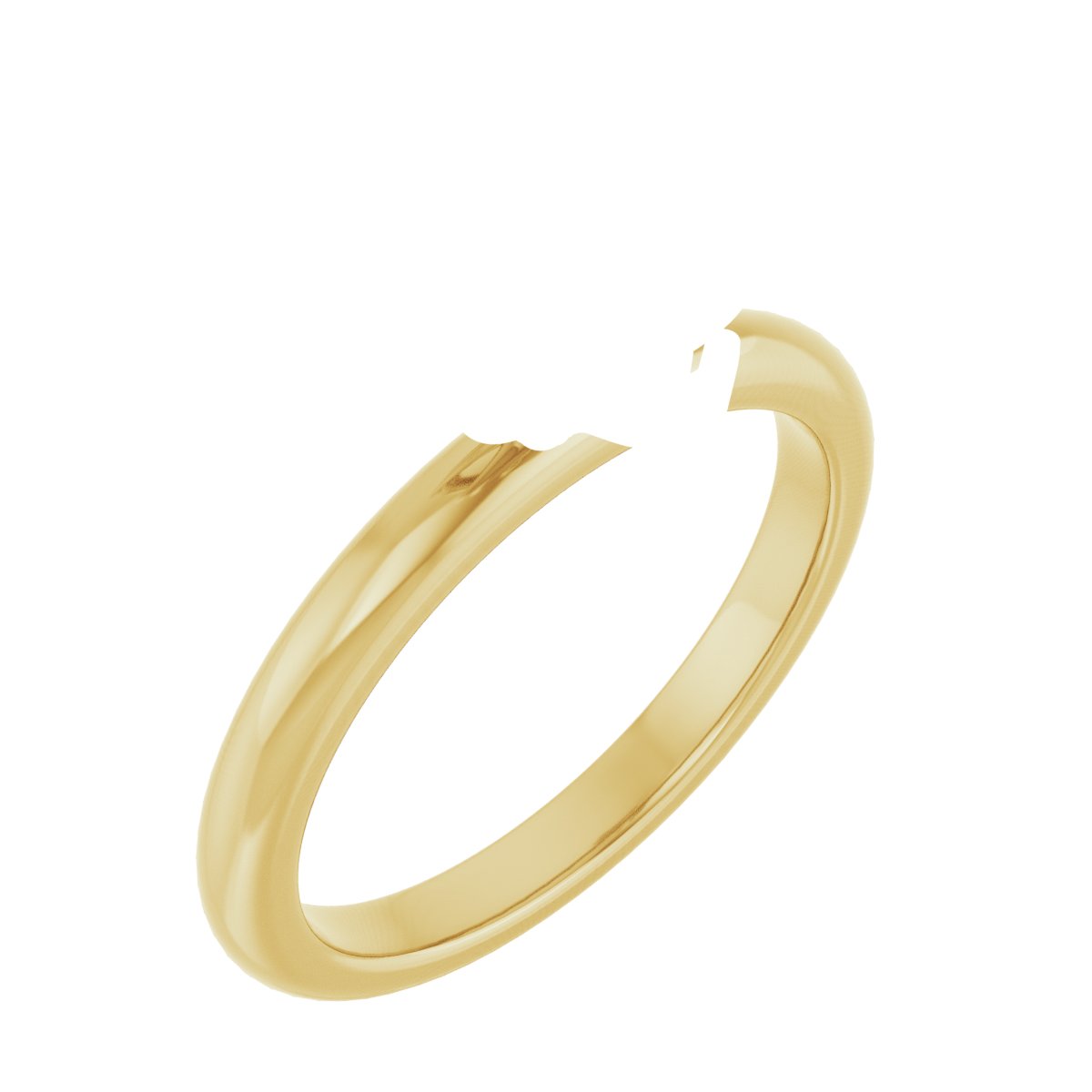 Double Claw-Prong Engagement Ring