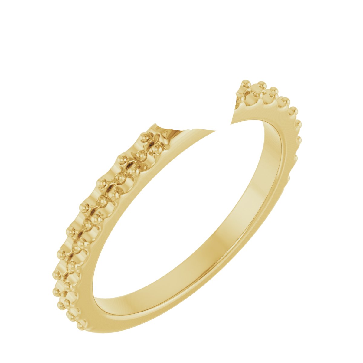 Double Claw-Prong Engagement Ring