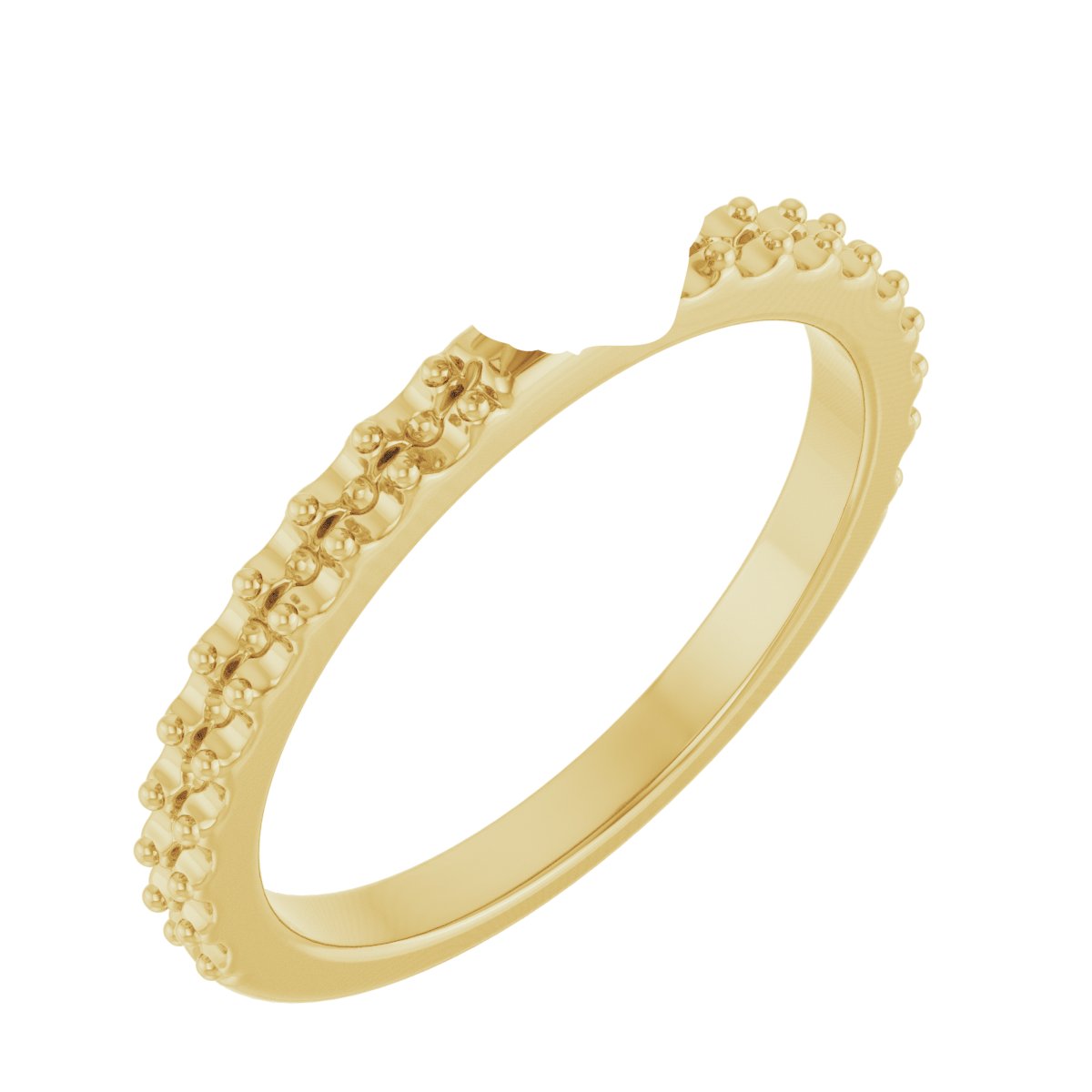 Double Claw-Prong Engagement Ring