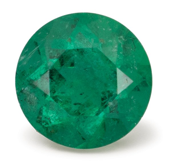 ROUND 1.00ct Natural Emerald