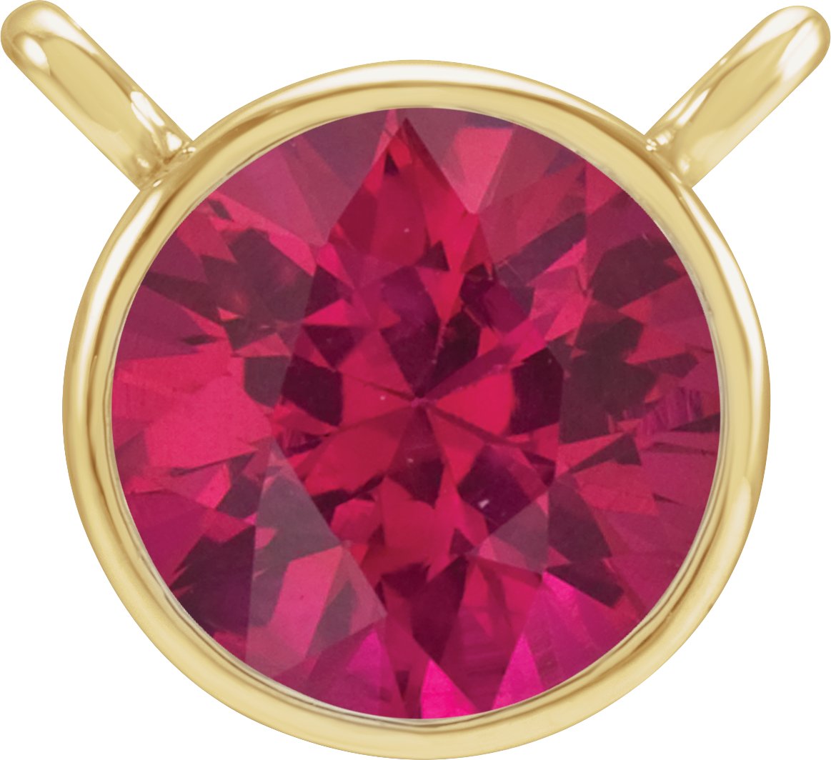 Bezel-Set Necklace Center