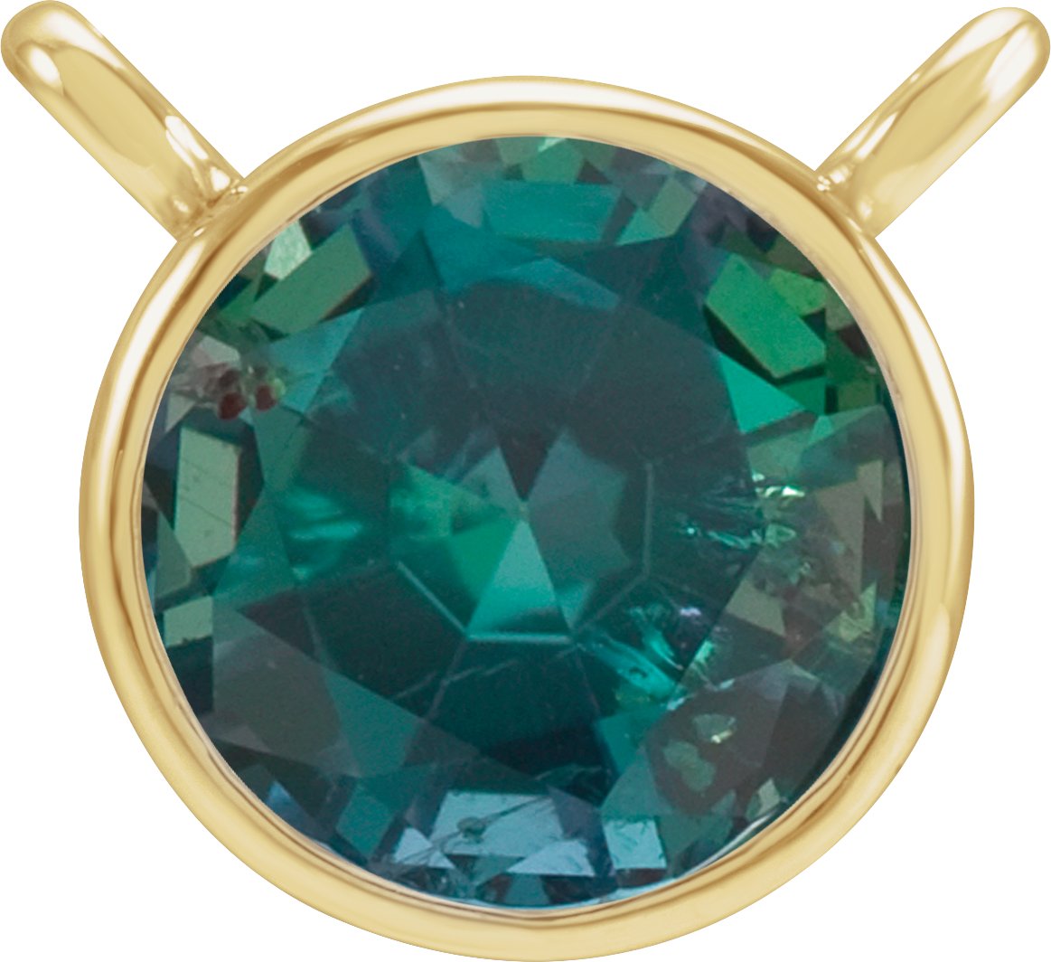 Bezel-Set Necklace Center