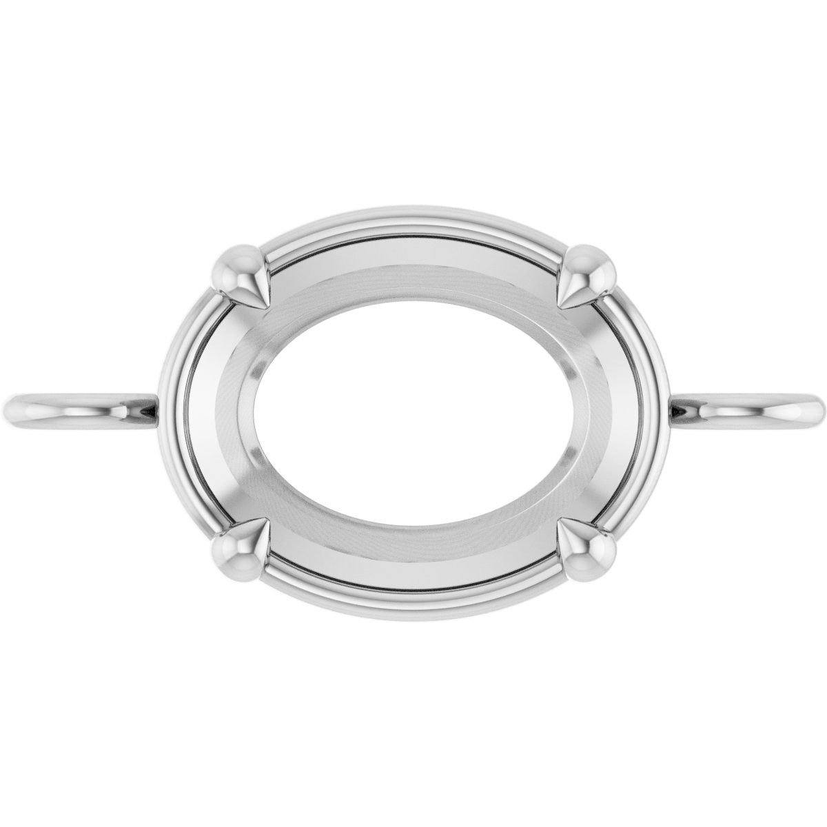 4-Prong Claw Bezel-Style Link
