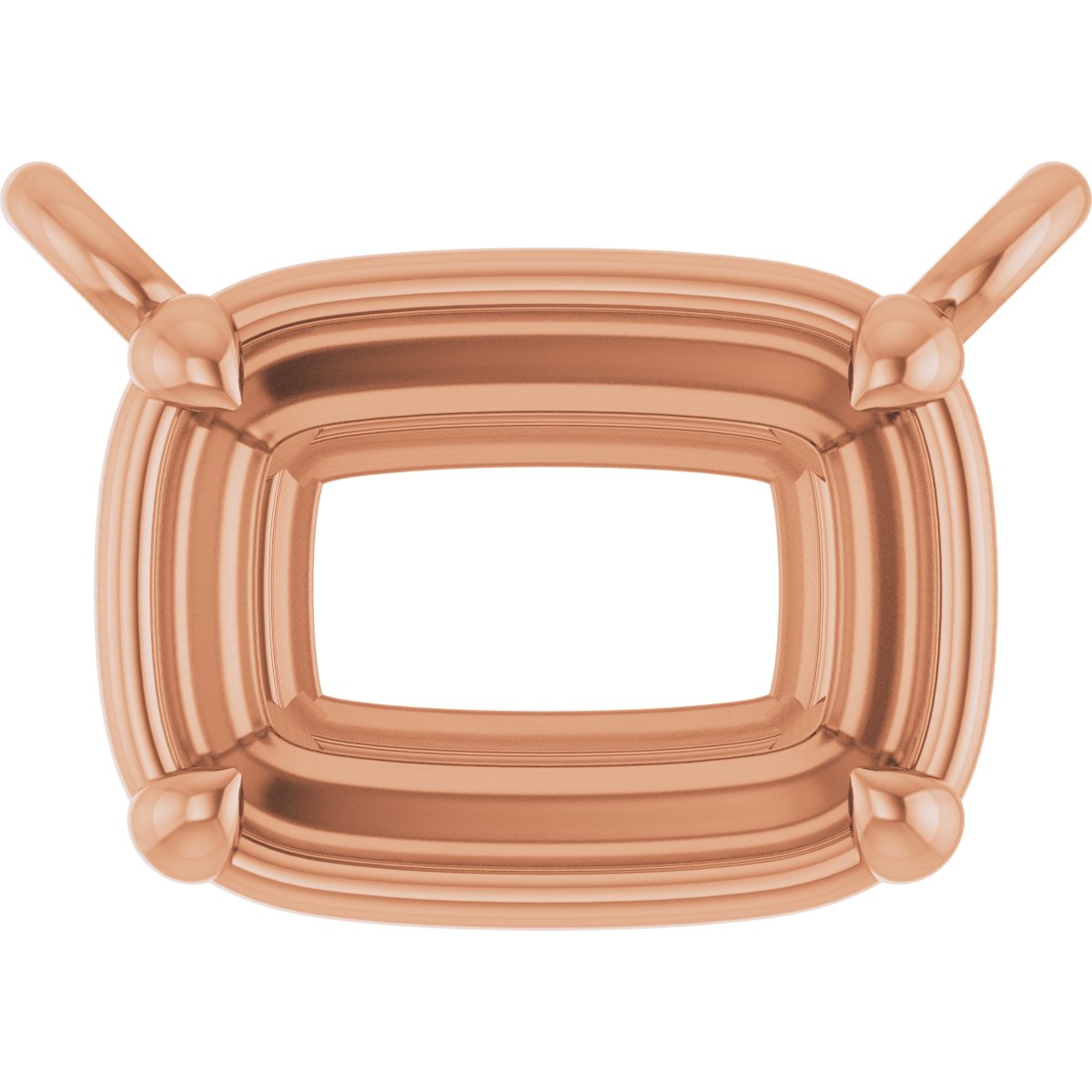 4-Prong Claw Bezel-Style Necklace Center