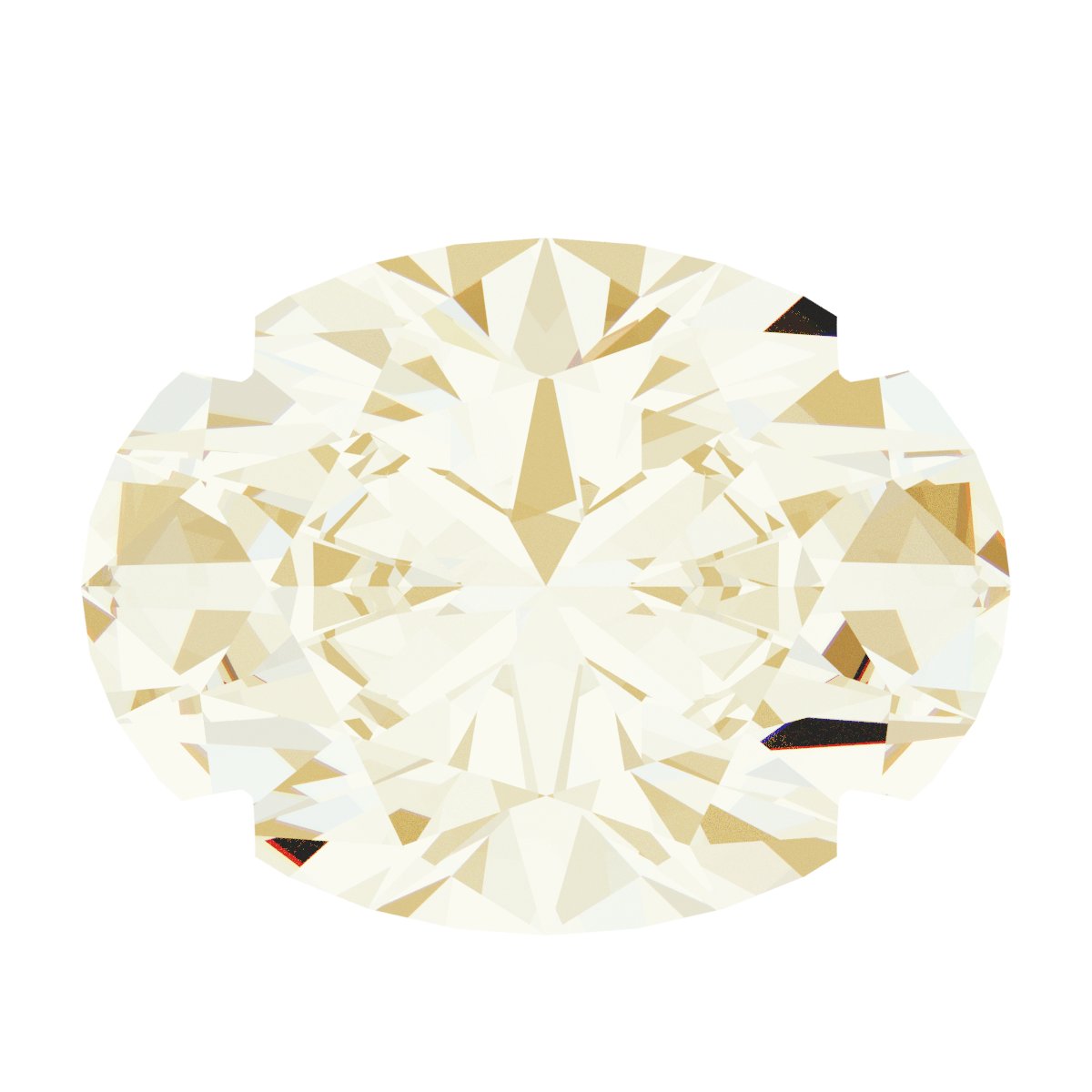 4-Prong Claw Bezel-Style Necklace Center