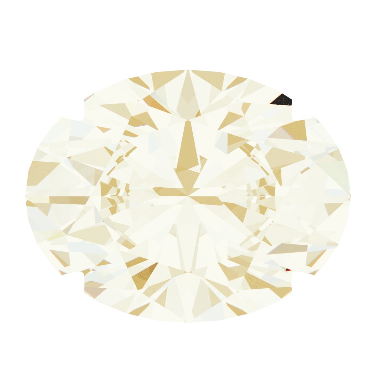 4-Prong Claw Bezel-Style Necklace Center
