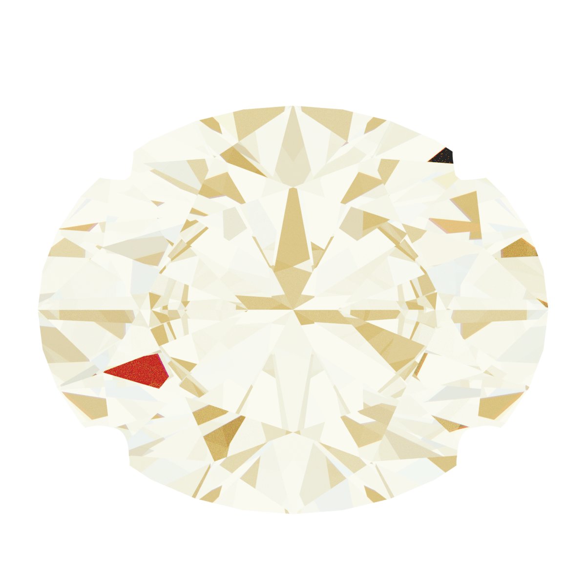 4-Prong Claw Bezel-Style Necklace Center