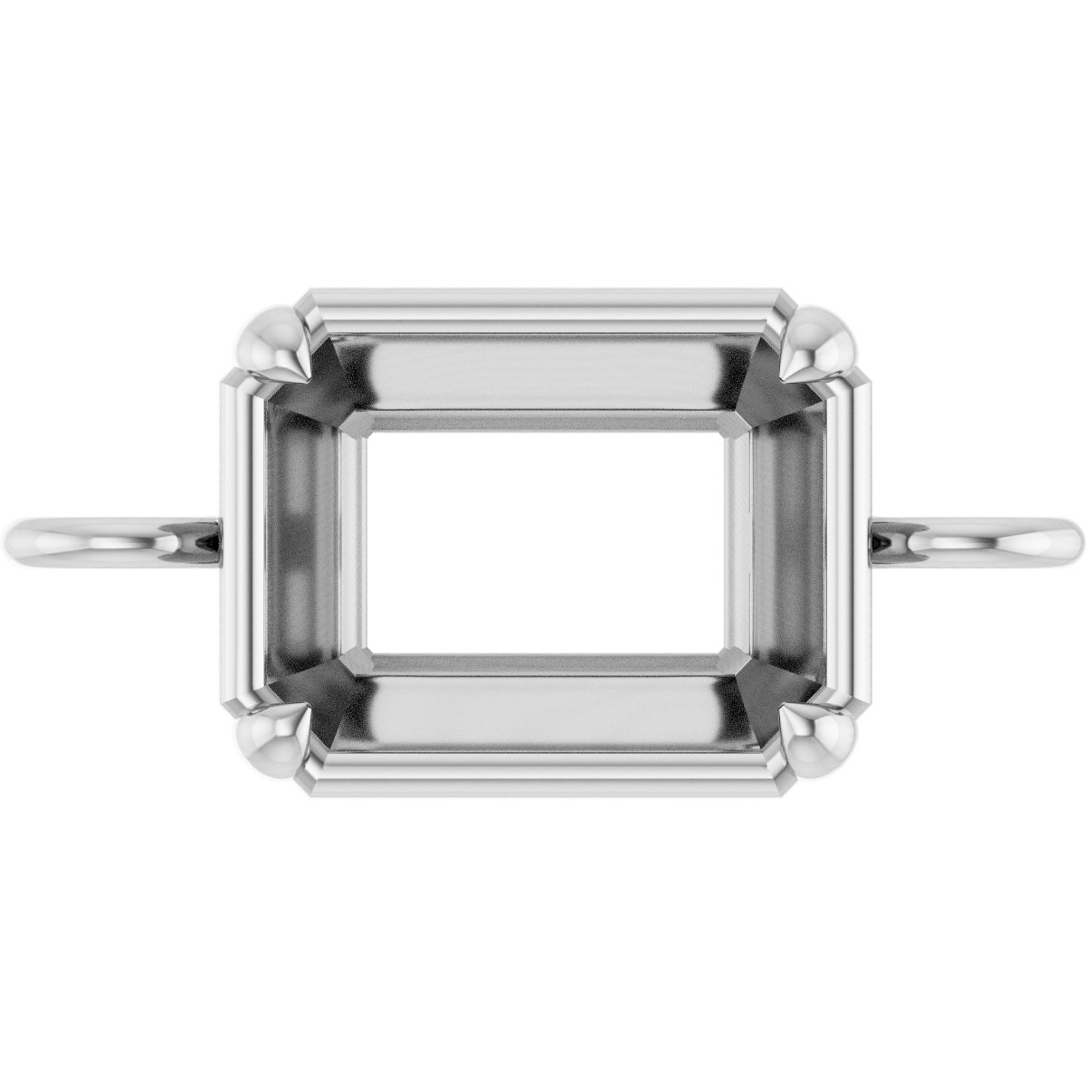 4-Prong Claw Bezel-Style Link