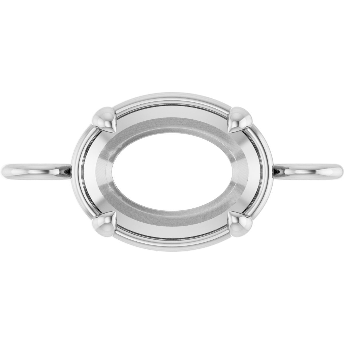 4-Prong Claw Bezel-Style Link
