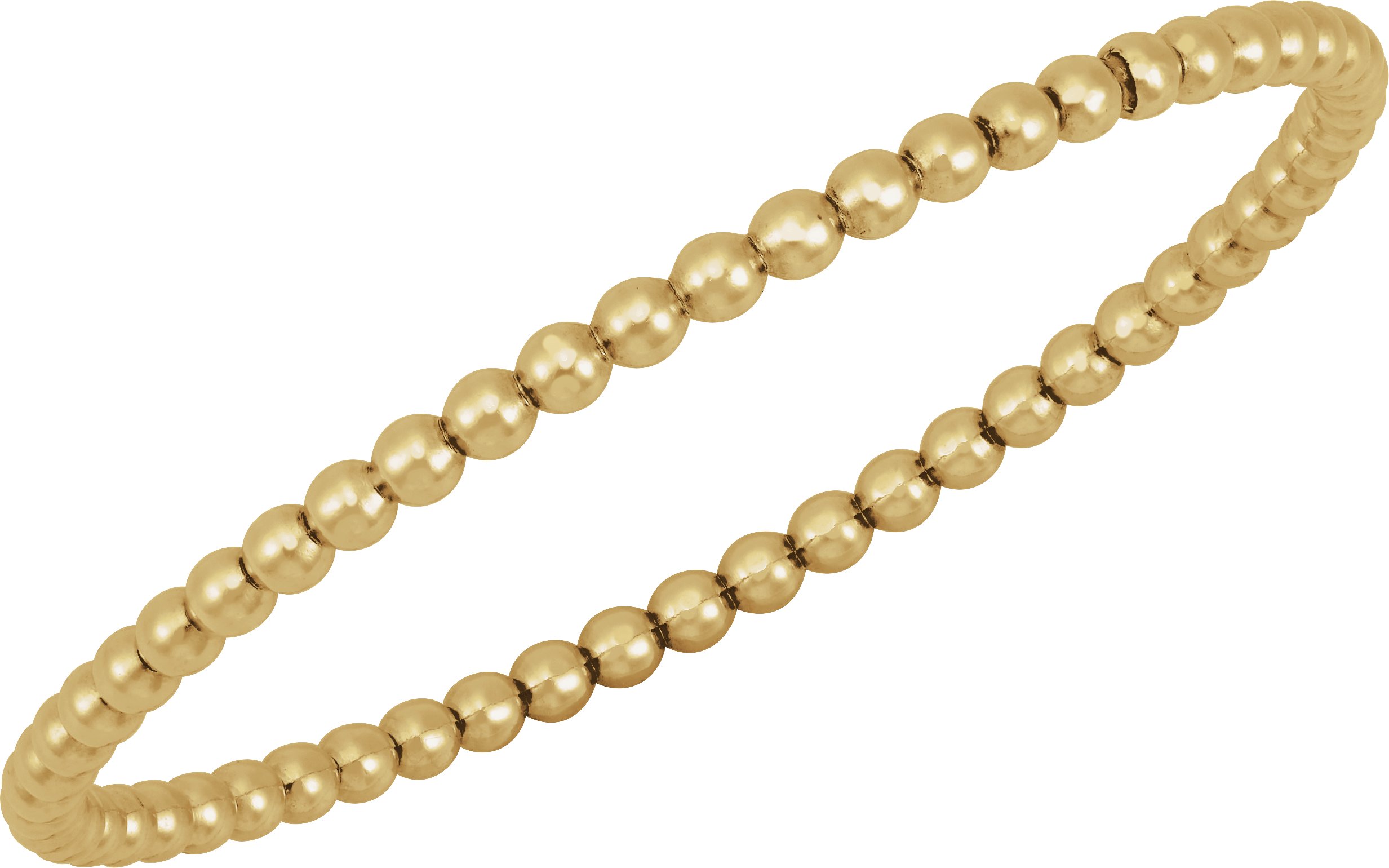 14K Yellow Gold-Filled 3.7 mm Bangle 7 1/2