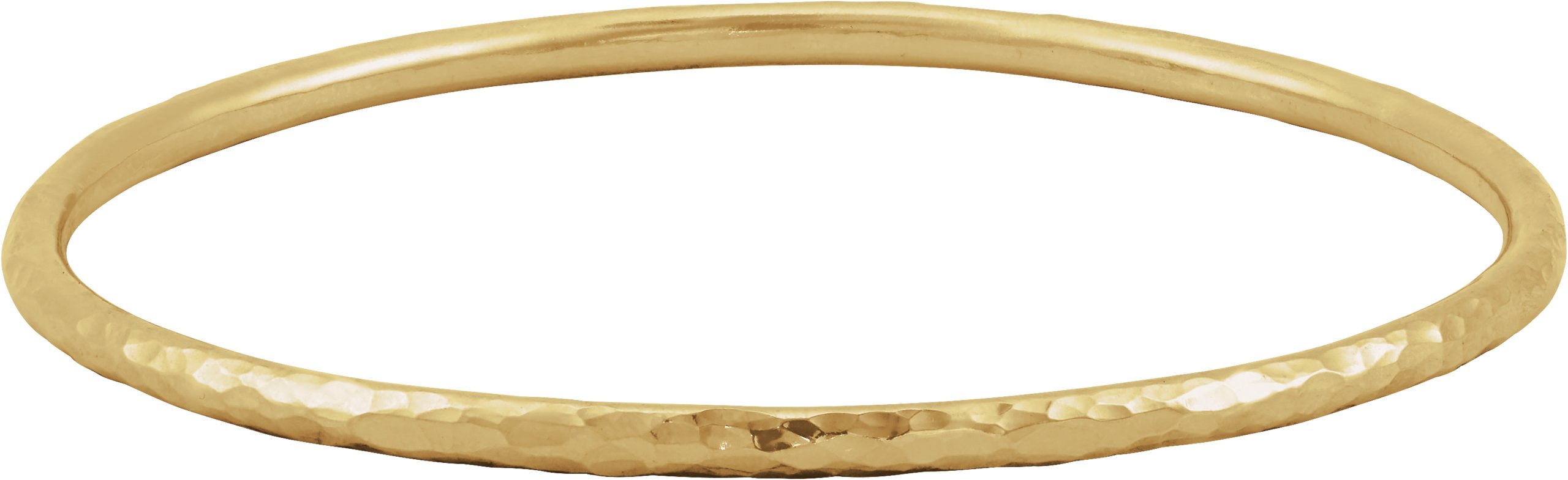 14K Yellow Gold-Filled 3 mm Bangle 7 1/2