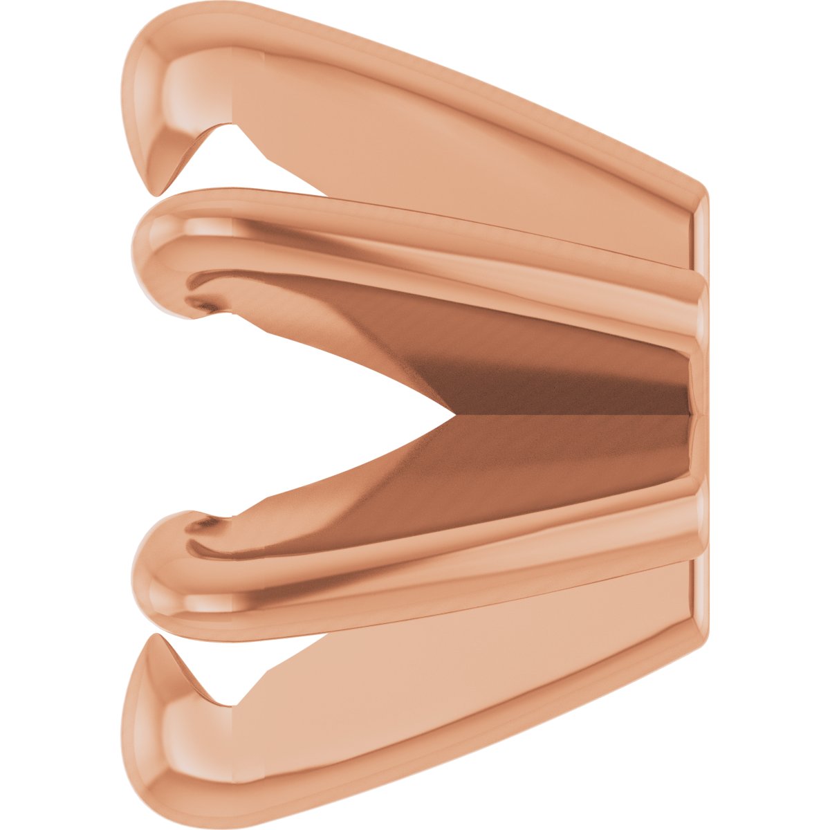 Round 6-Prong Claw Low Earring Setting