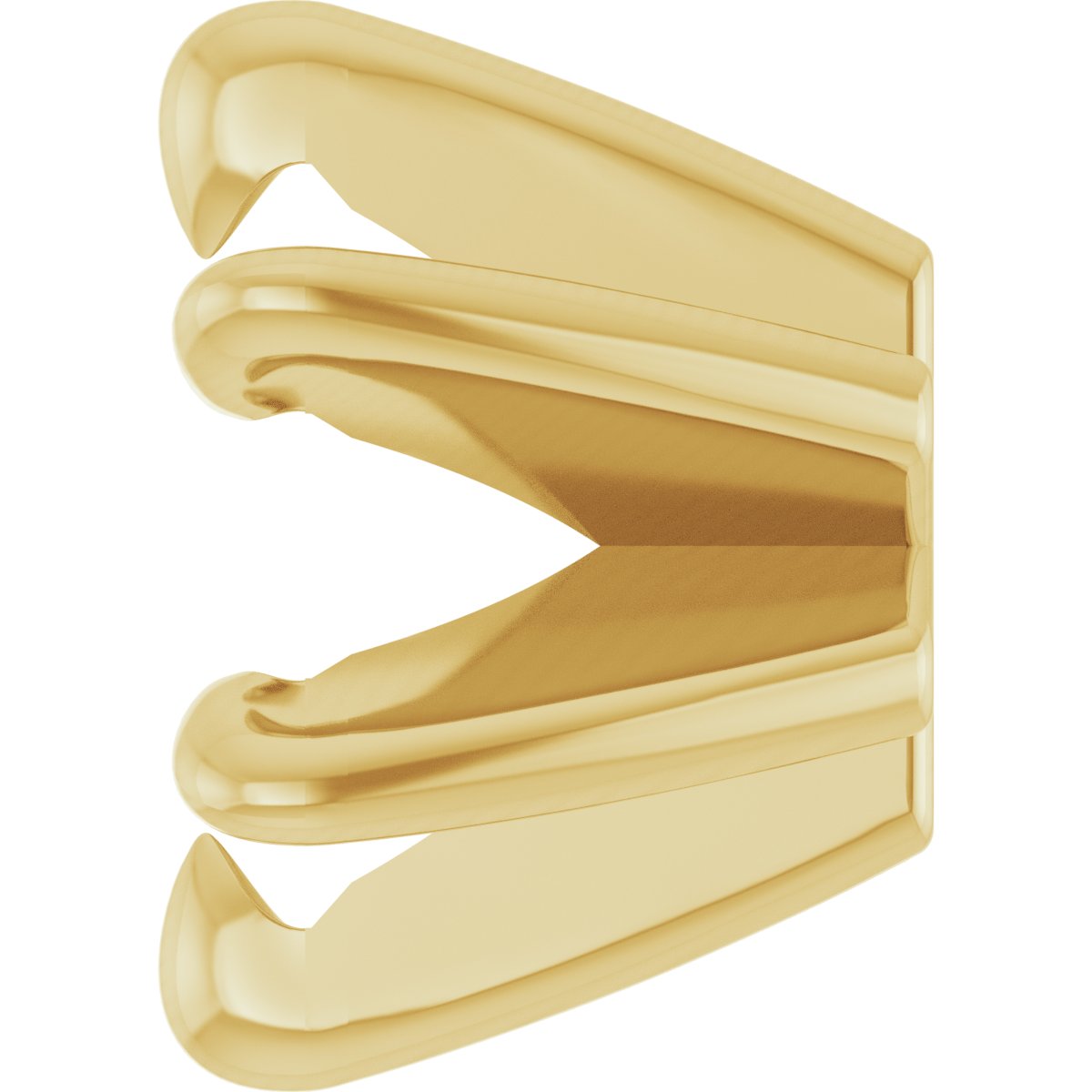 Round 6-Prong Claw Low Earring Setting