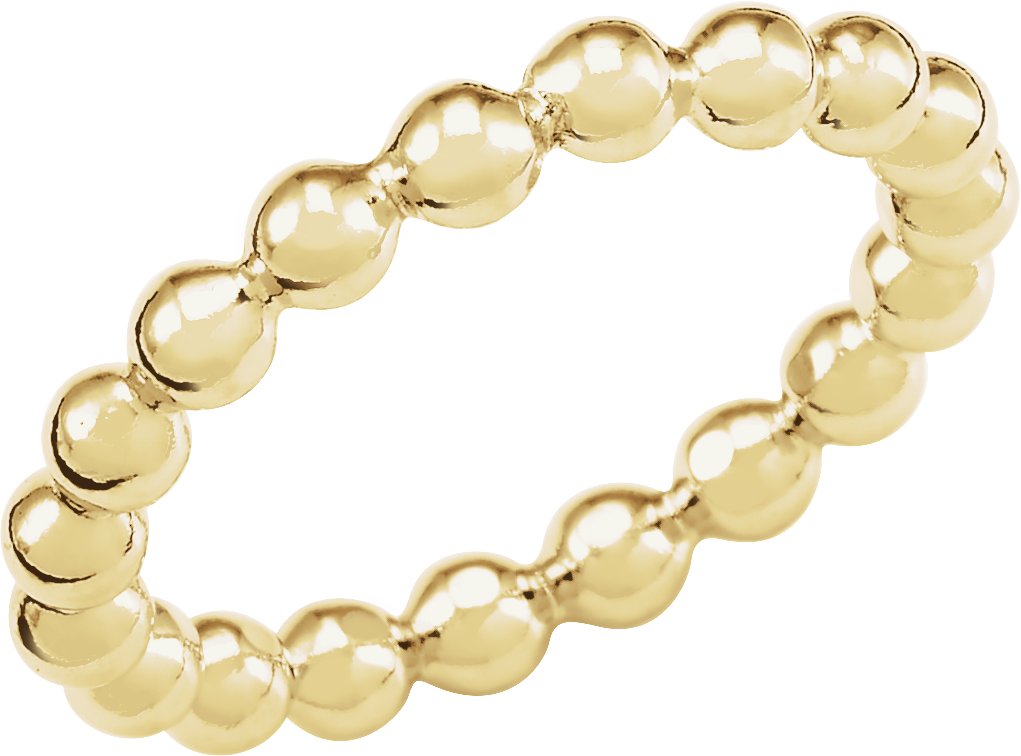 Beaded Stackable Ring