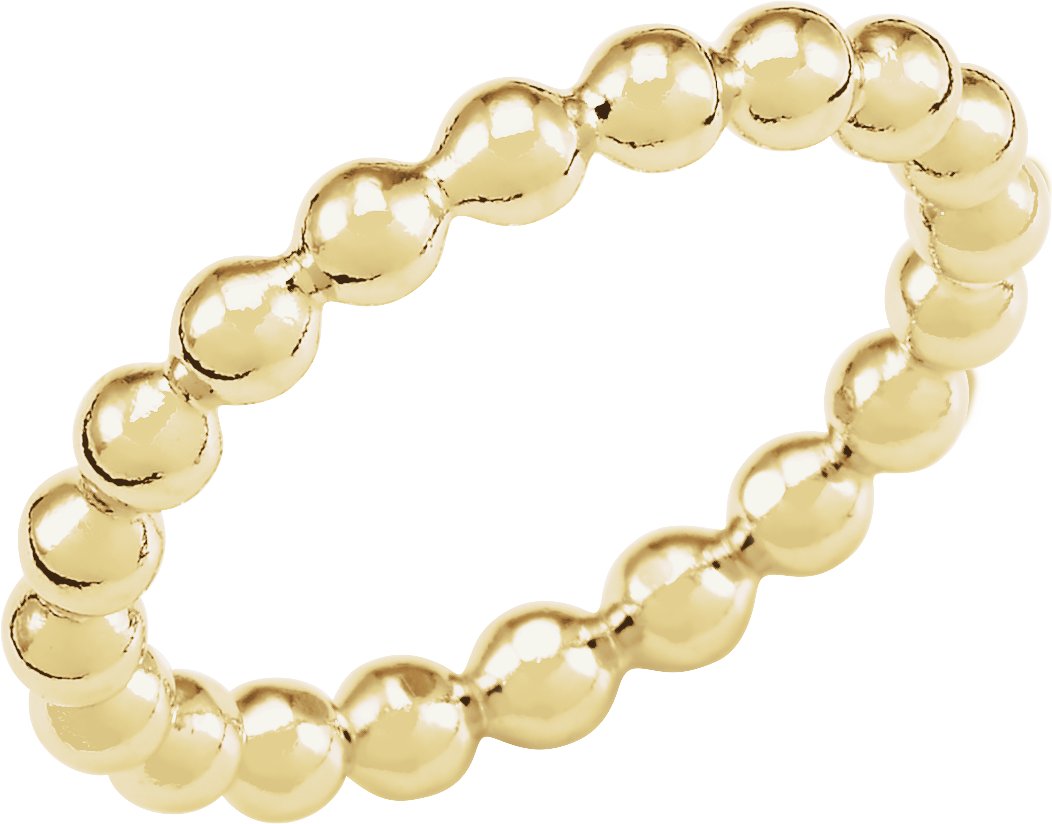 Beaded Stackable Ring