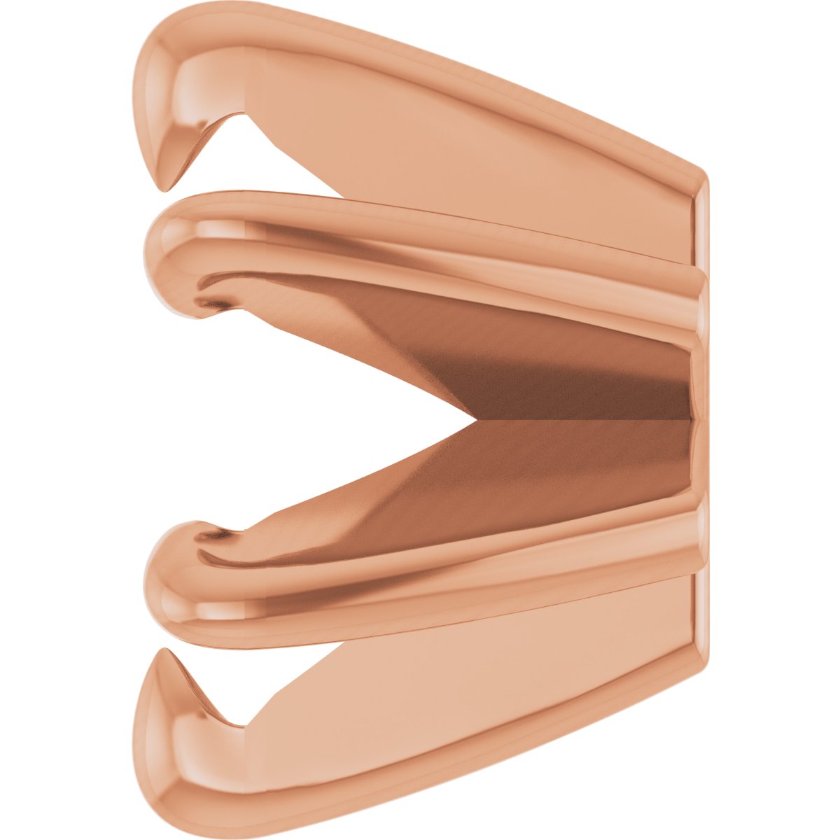 Round 6-Prong Claw Low Earring Setting