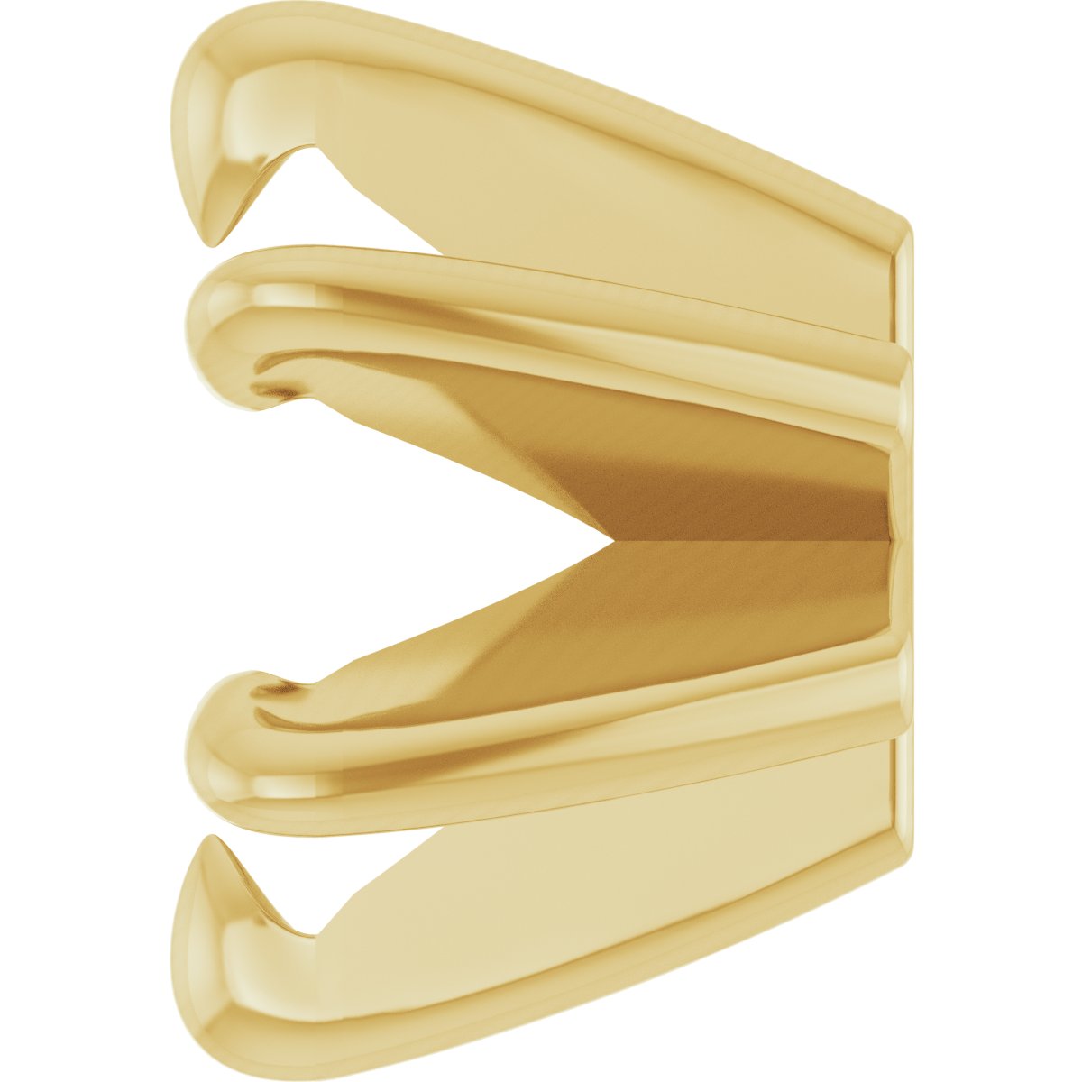 Round 6-Prong Claw Low Earring Setting