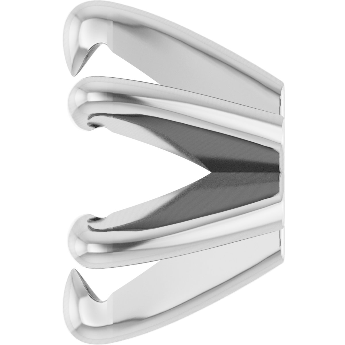 Round 6-Prong Claw Low Earring Setting
