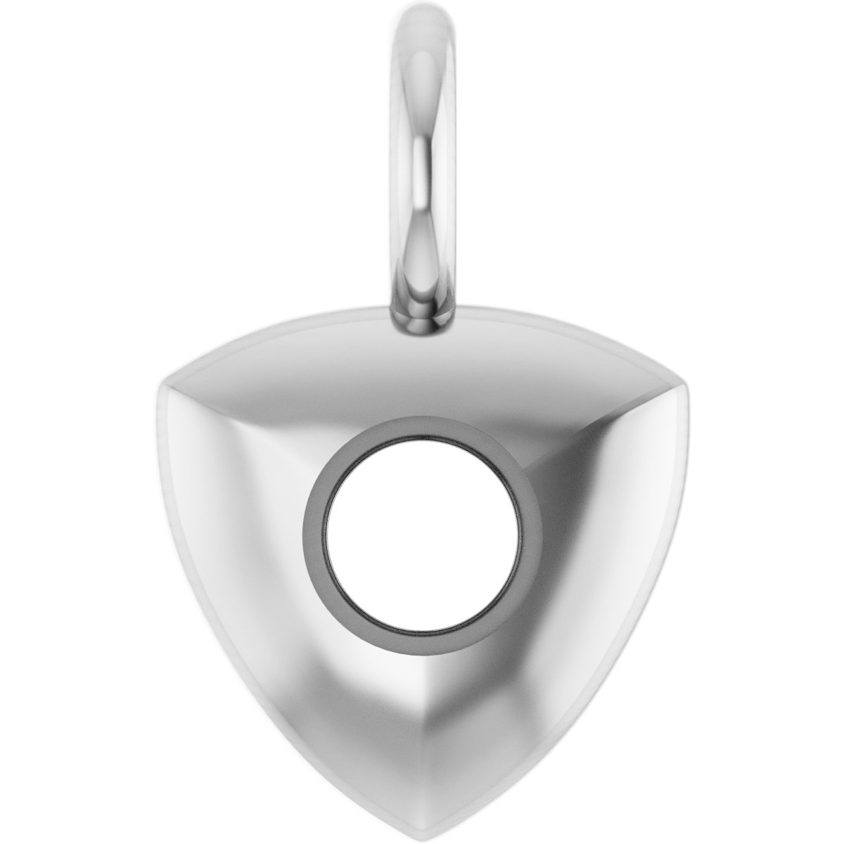 Bezel-Set Dangle