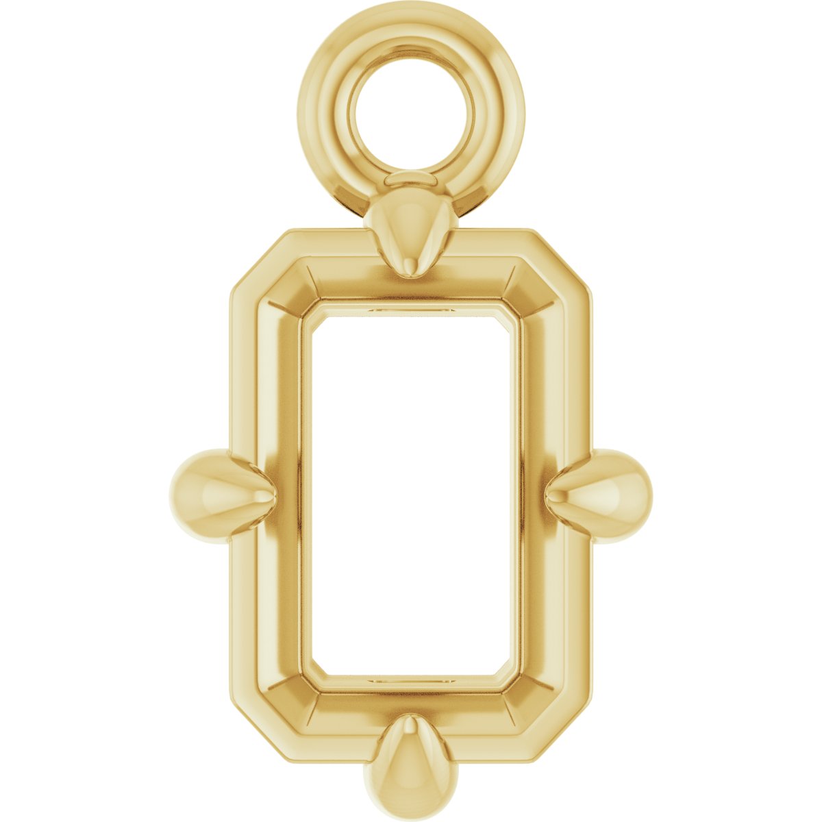 4-Prong Claw Solitaire Dangle