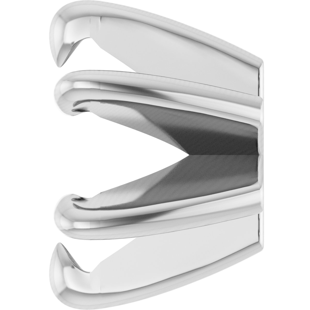 Round 6-Prong Claw Low Earring Setting