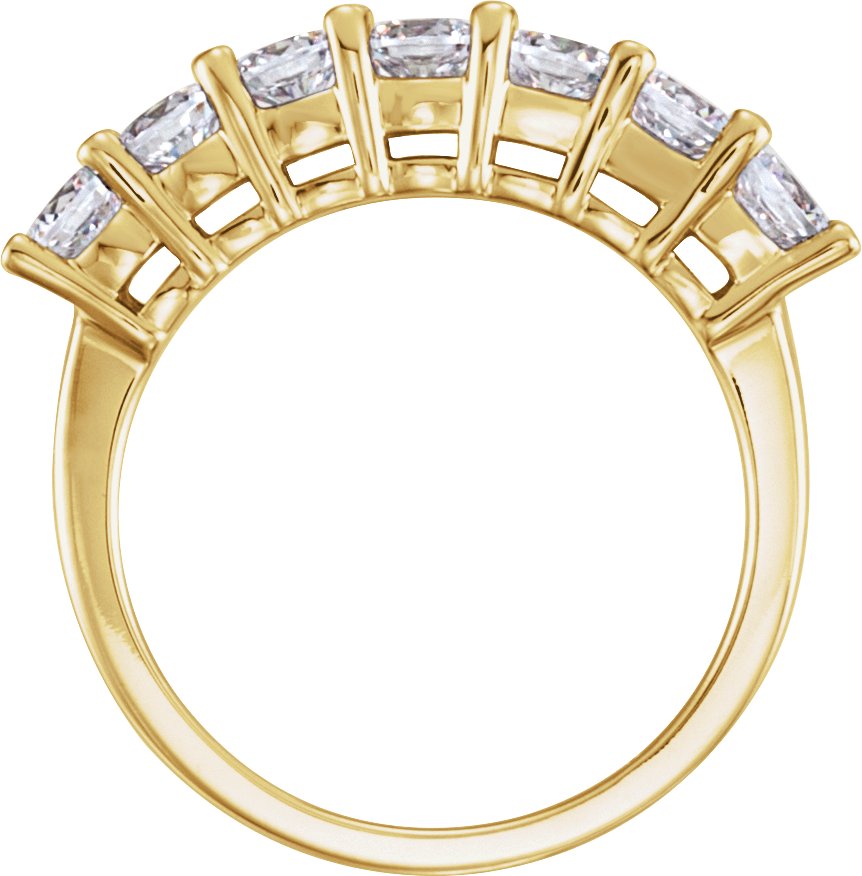 Alternative view of 1 CTW Natural Diamond Anniversary Band – 14K Yellow Gold
