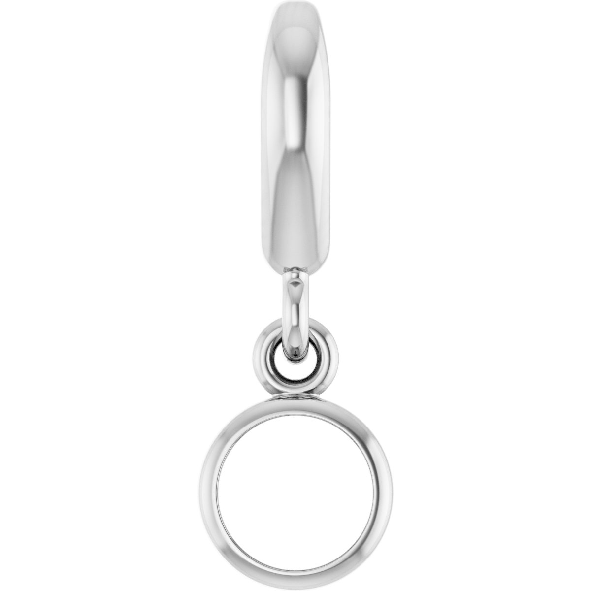 Bezel-Set Solitaire Charm/Pendant