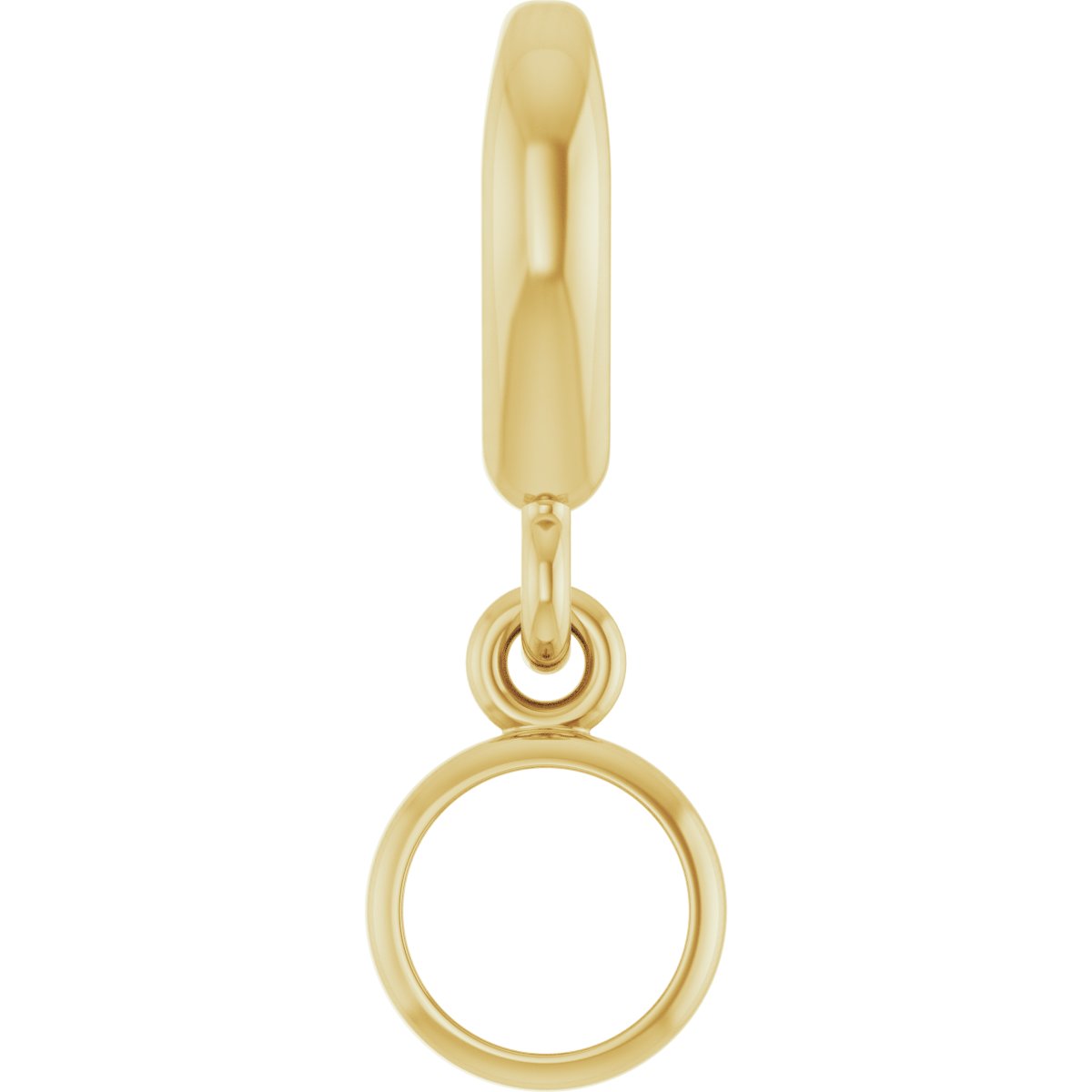 Bezel-Set Solitaire Charm/Pendant