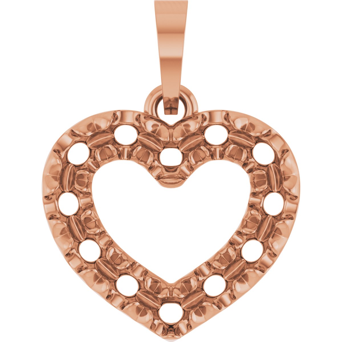 Accented Heart Pendant