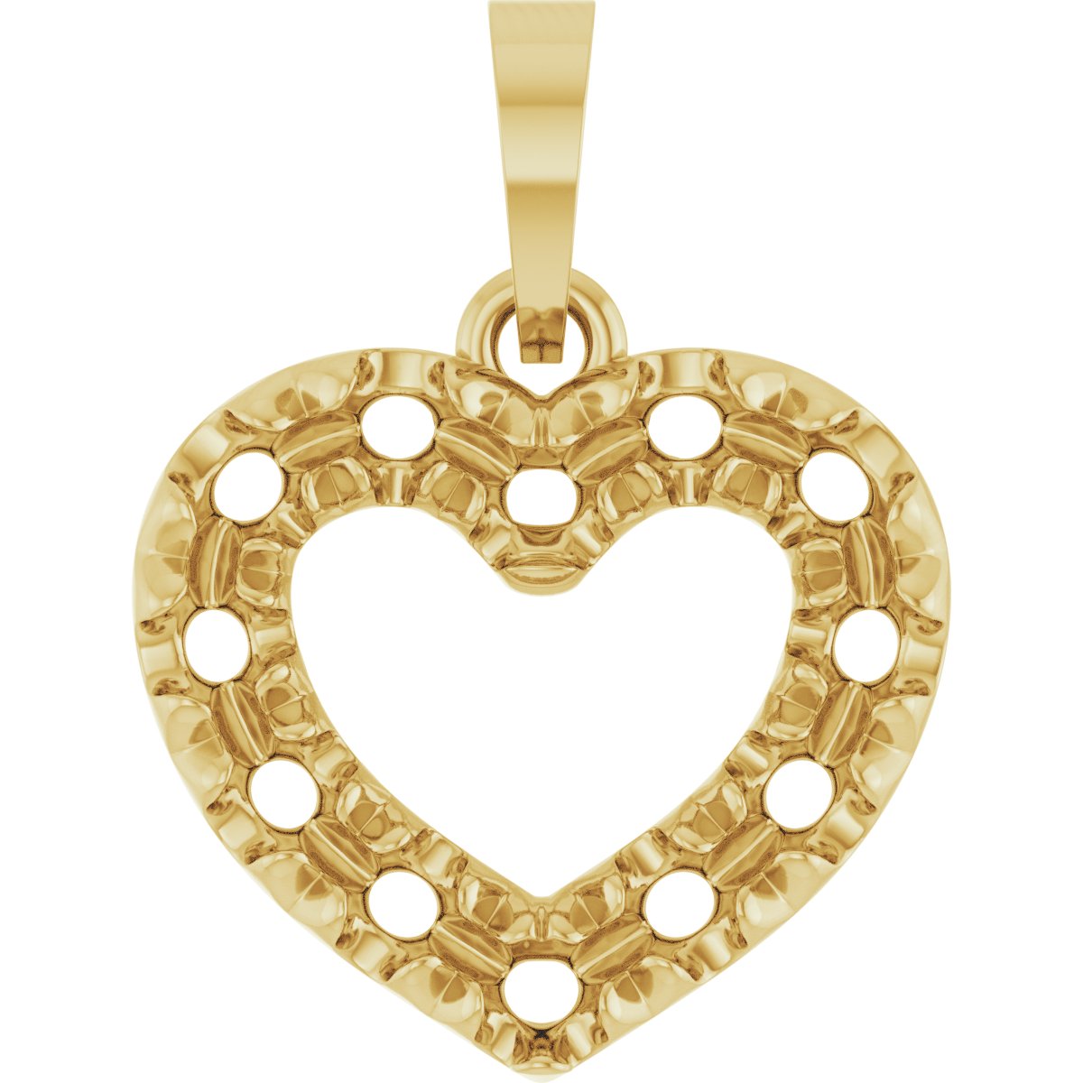 Accented Heart Pendant