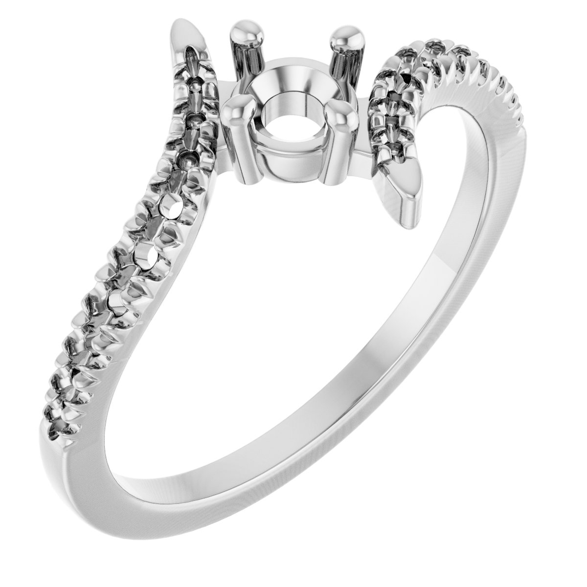 Accented Bypass Ring