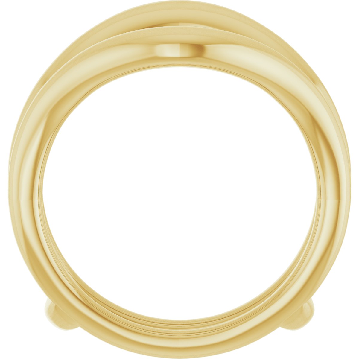 Alternative view of Metal Ring Guard – 14K Yellow Gold
