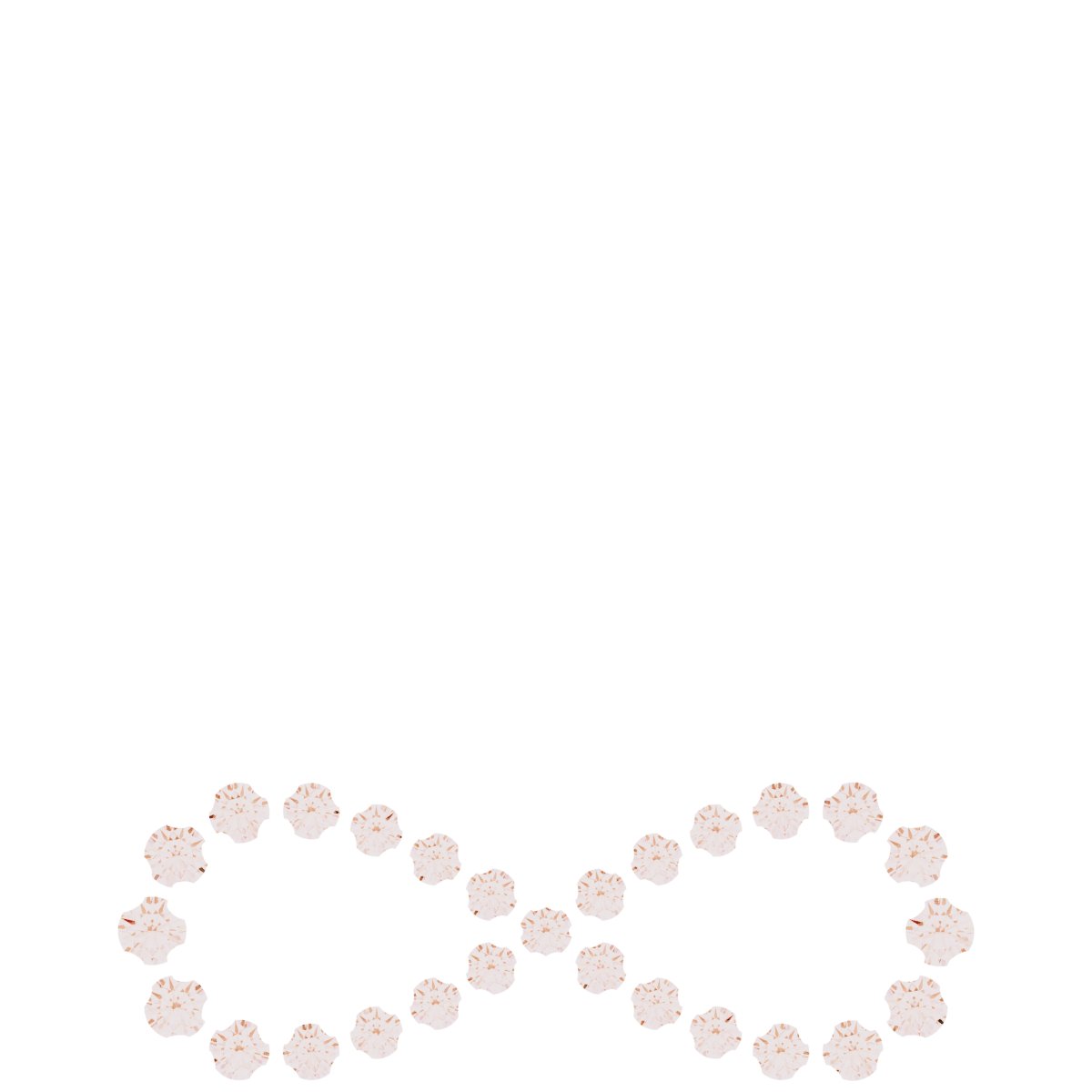 Infinity-Inspired Accented Necklace