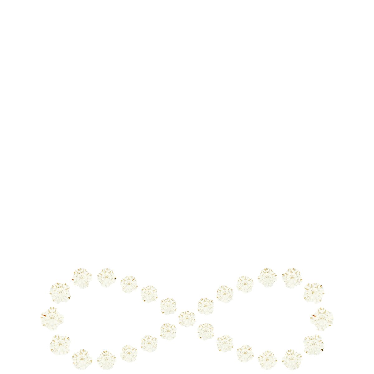 Infinity-Inspired Accented Necklace