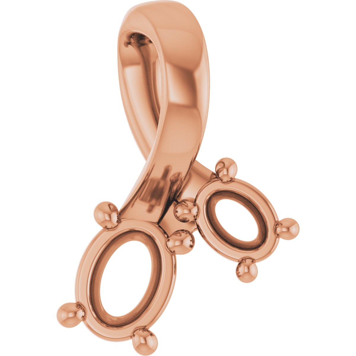 Two-Stone Slide Pendant