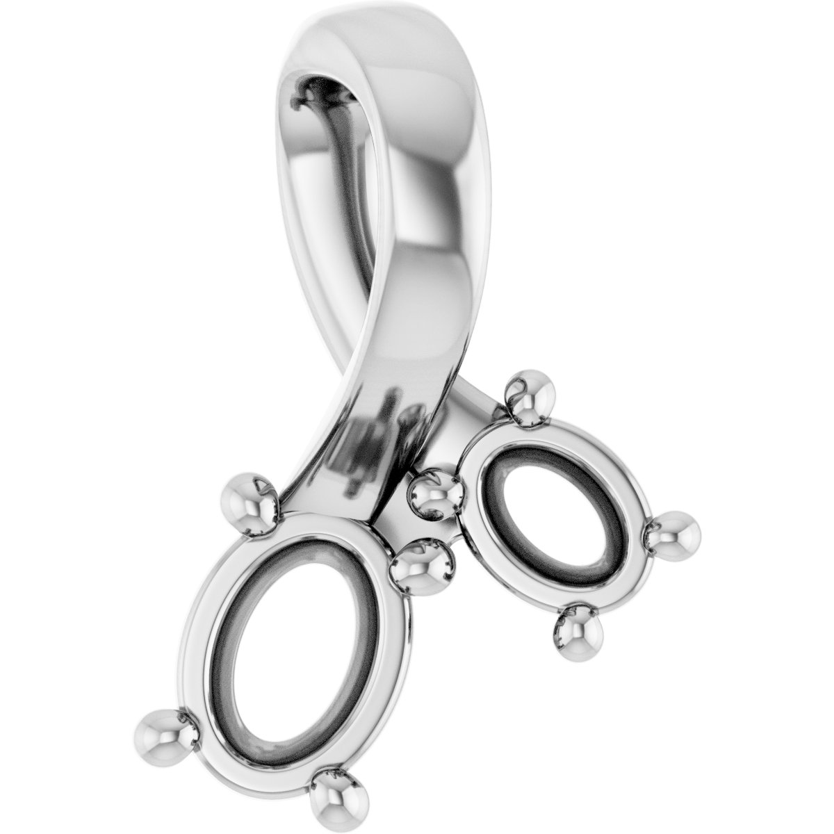 Two-Stone Slide Pendant