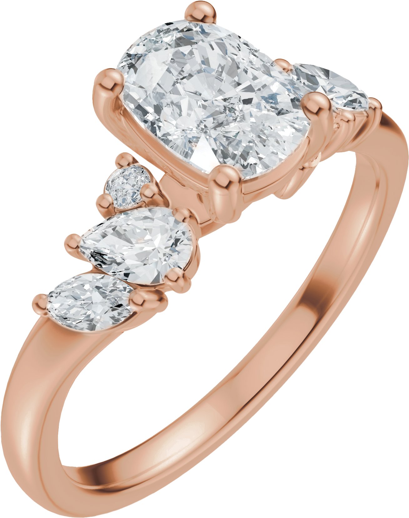 Accented Engagement Ring or Band