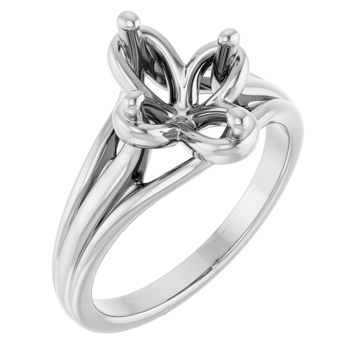 Solitaire Engagement Ring or Band