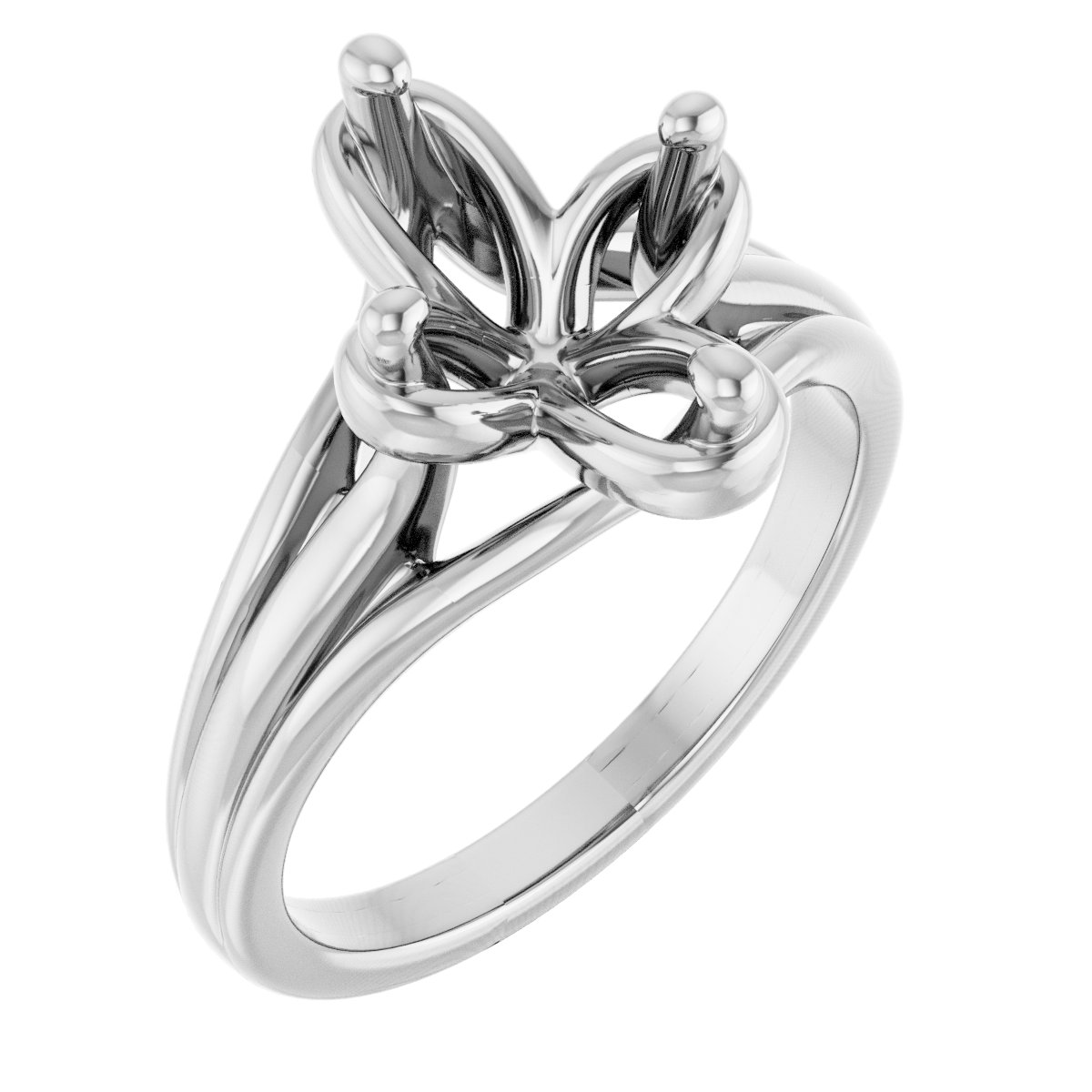 Solitaire Engagement Ring or Band