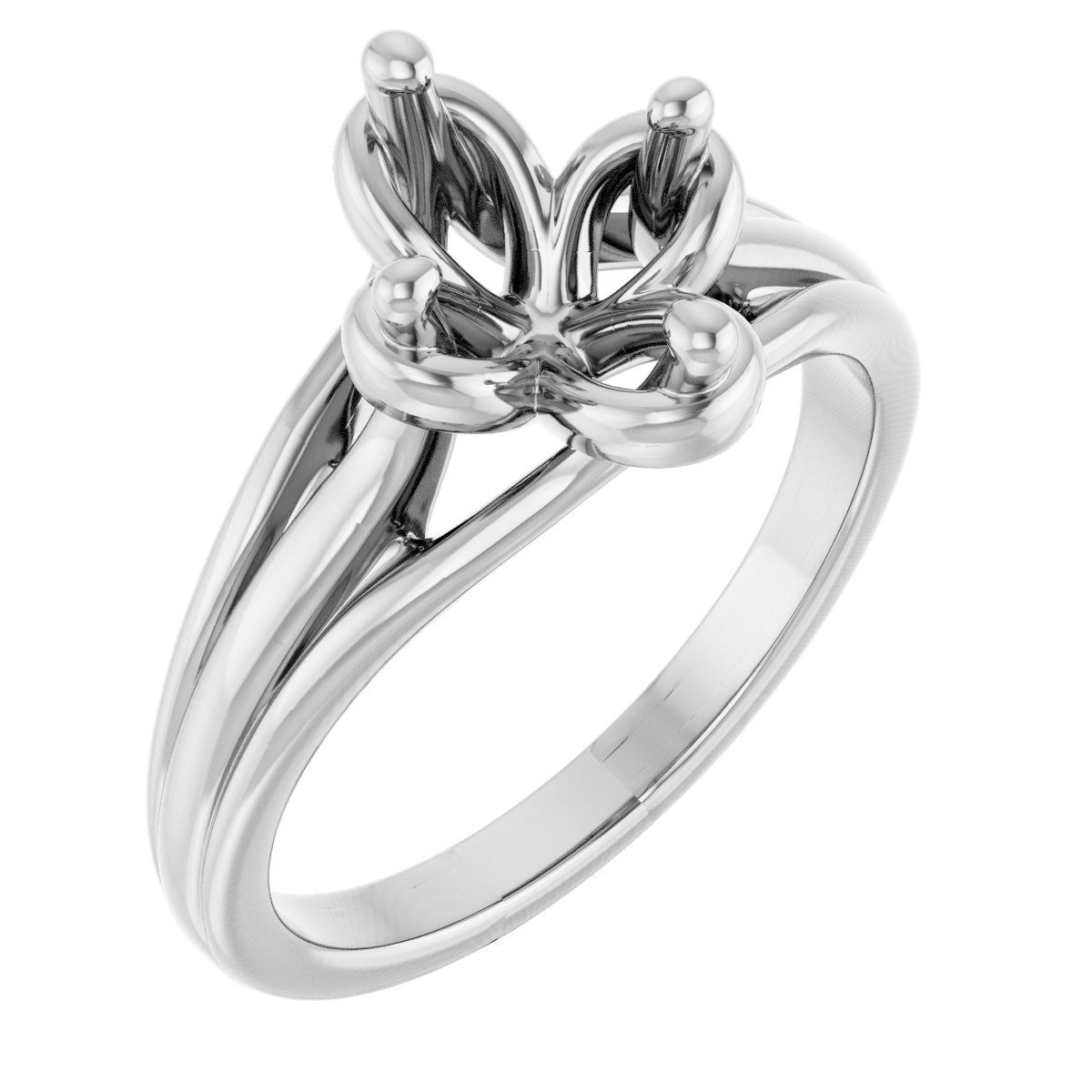 Solitaire Engagement Ring or Band